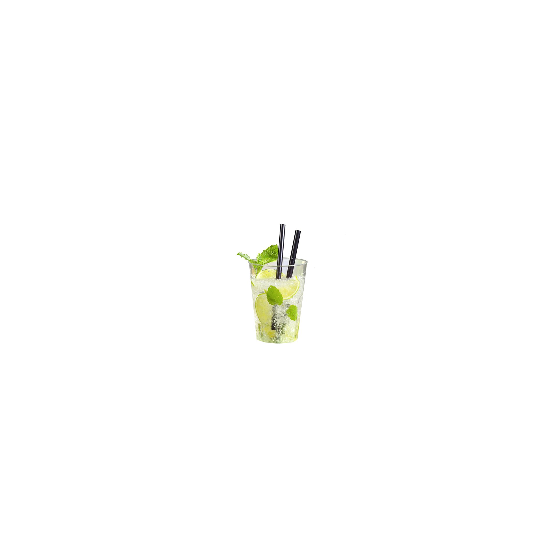 Gläser für Caipirinha, PS 0,3 l Ø 8 cm · 11 cm glasklar Gläser für Caipirinha, PS 0,3 l Ø 8 cm · 11 cm glasklar