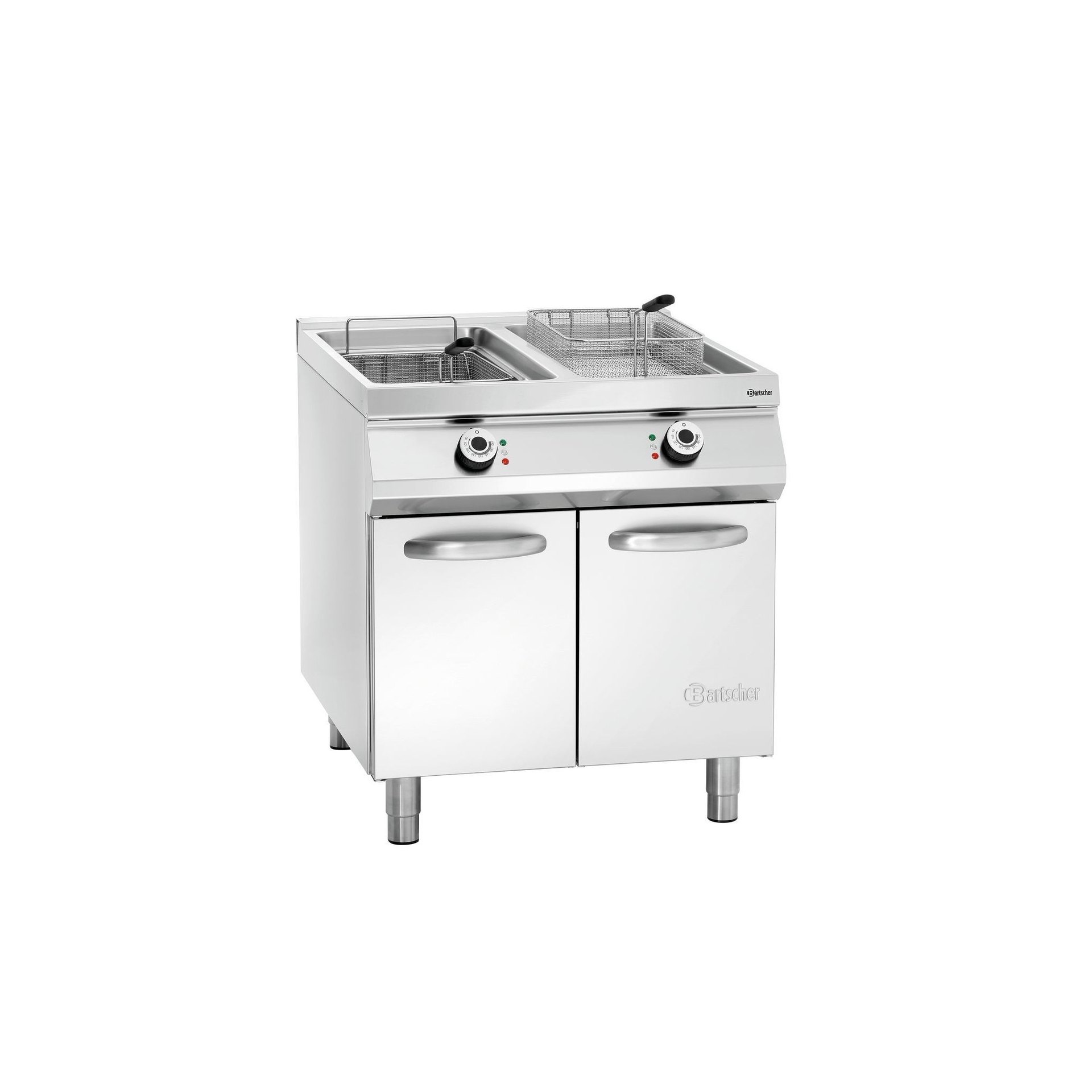 Elektro-Standfritteuse, 2 Becken Elektro-Standfritteuse, 2 Becken