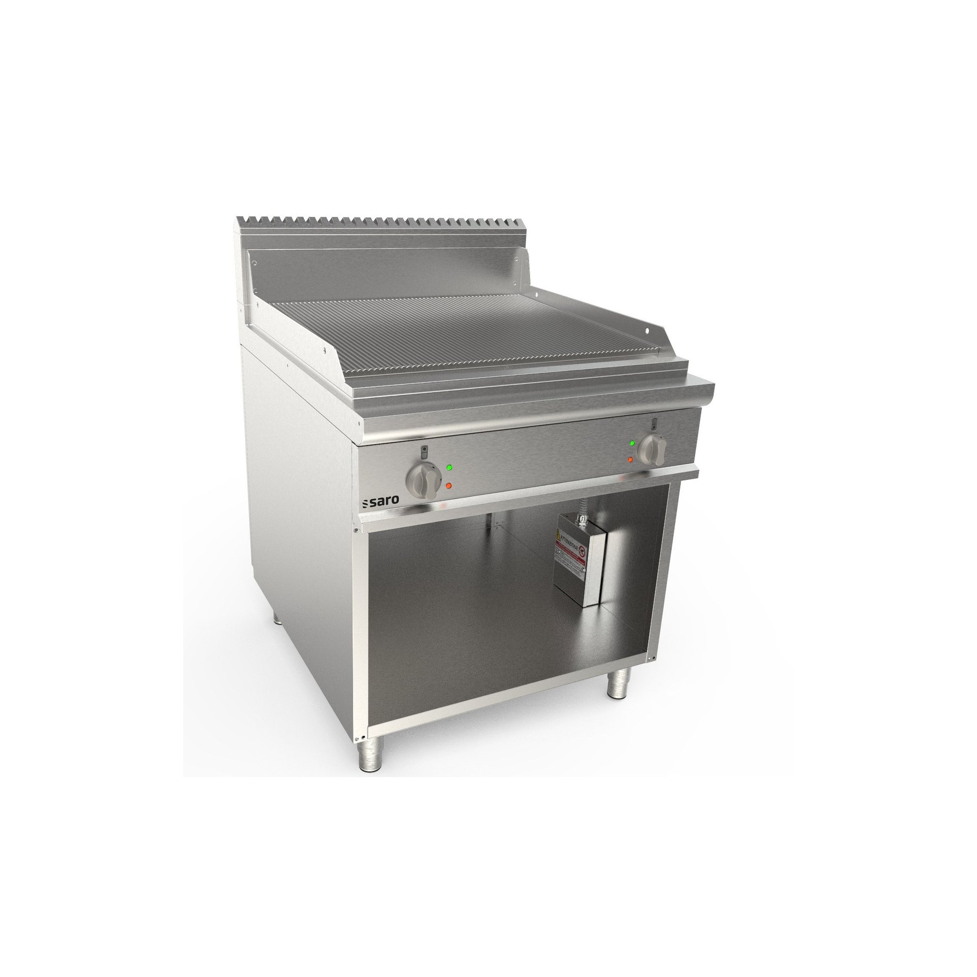 Elektrogriddleplatte 800 mm breit Stand gerillt Modell LQ / FTG4BAR Elektrogriddleplatte 800 mm breit Stand gerillt Modell LQ / FTG4BAR