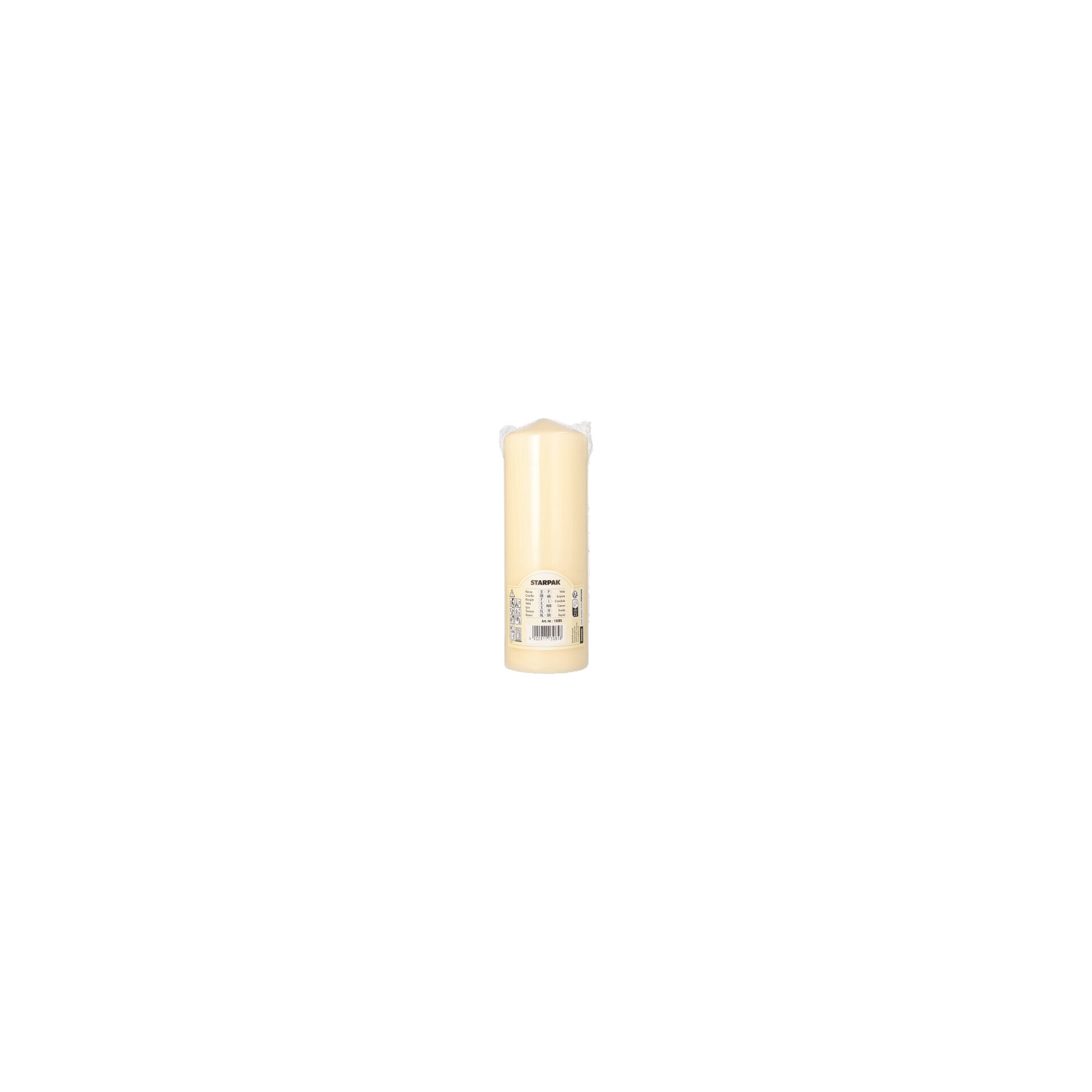 Stumpenkerze Ø 70 mm · 200 mm creme