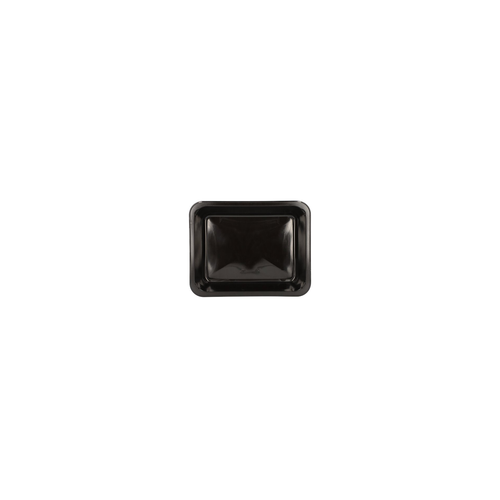 Mikrowellenschalen, PP ungeteilt 1330 ml 4,9 cm x 22,7 cm x 17,8 cm schwarz