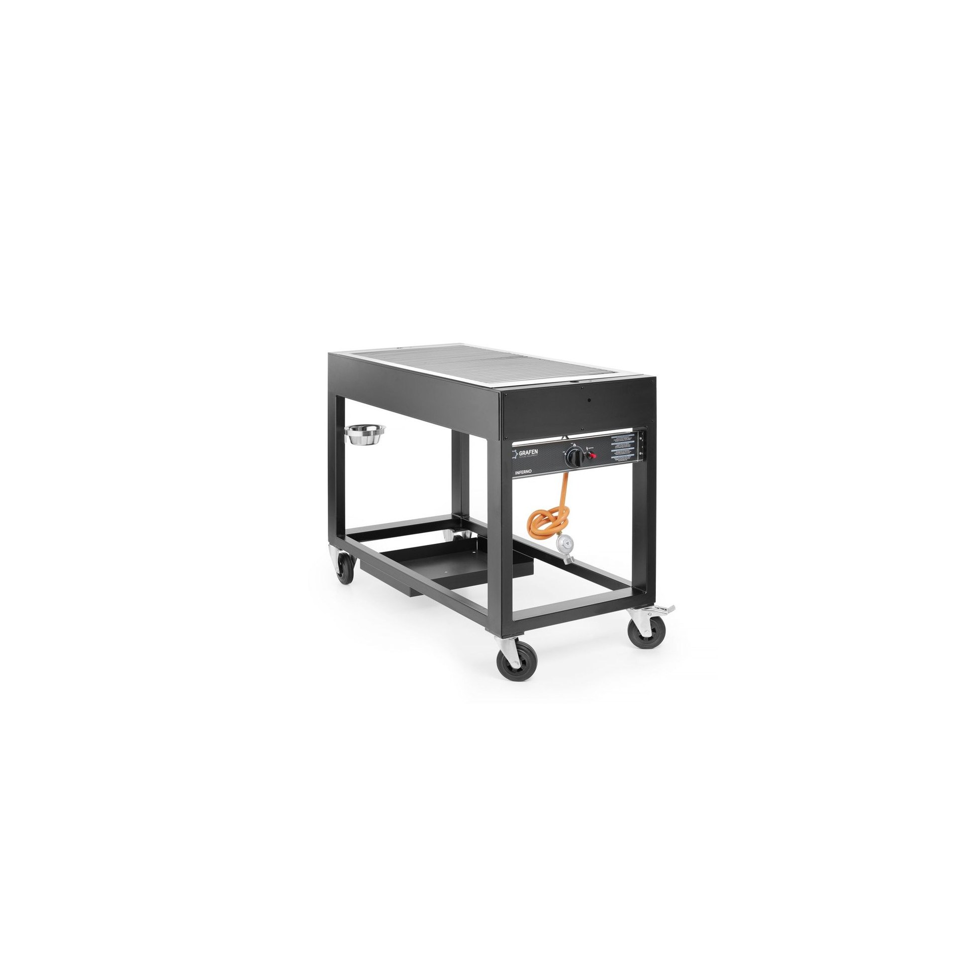 Gasgrill Tampa, Schwarz, 10kW, 1260x580x(H)900mm