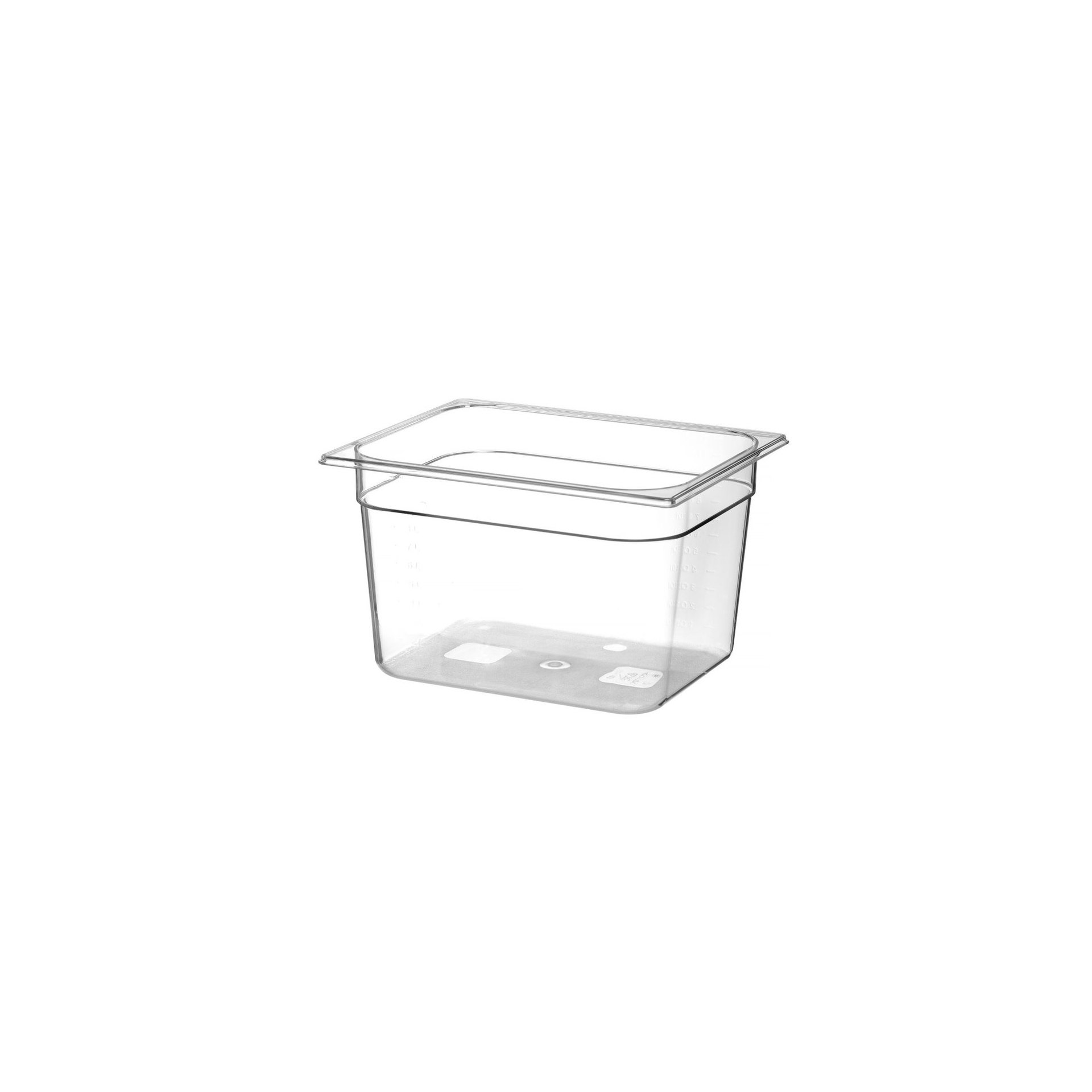 Gastronorm-Behälter 1/2, Profi Line, GN 1/2, 12,5L, Transparent, 325x265x(H)200mm