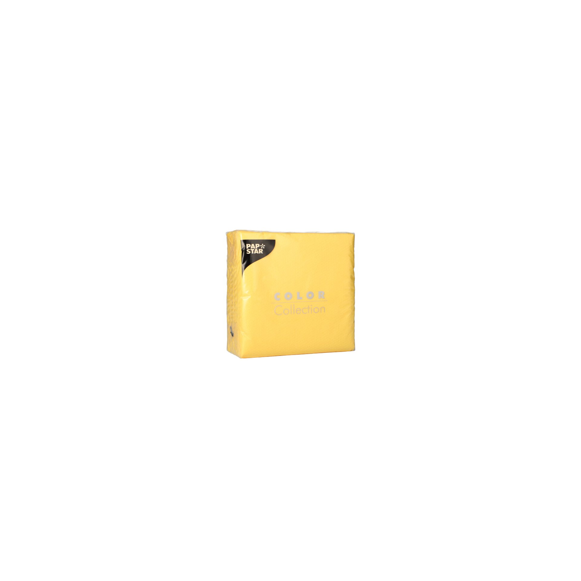 Servietten, 1-lagig 1/4-Falz 33 cm x 33 cm gelb Servietten, 1-lagig 1/4-Falz 33 cm x 33 cm gelb