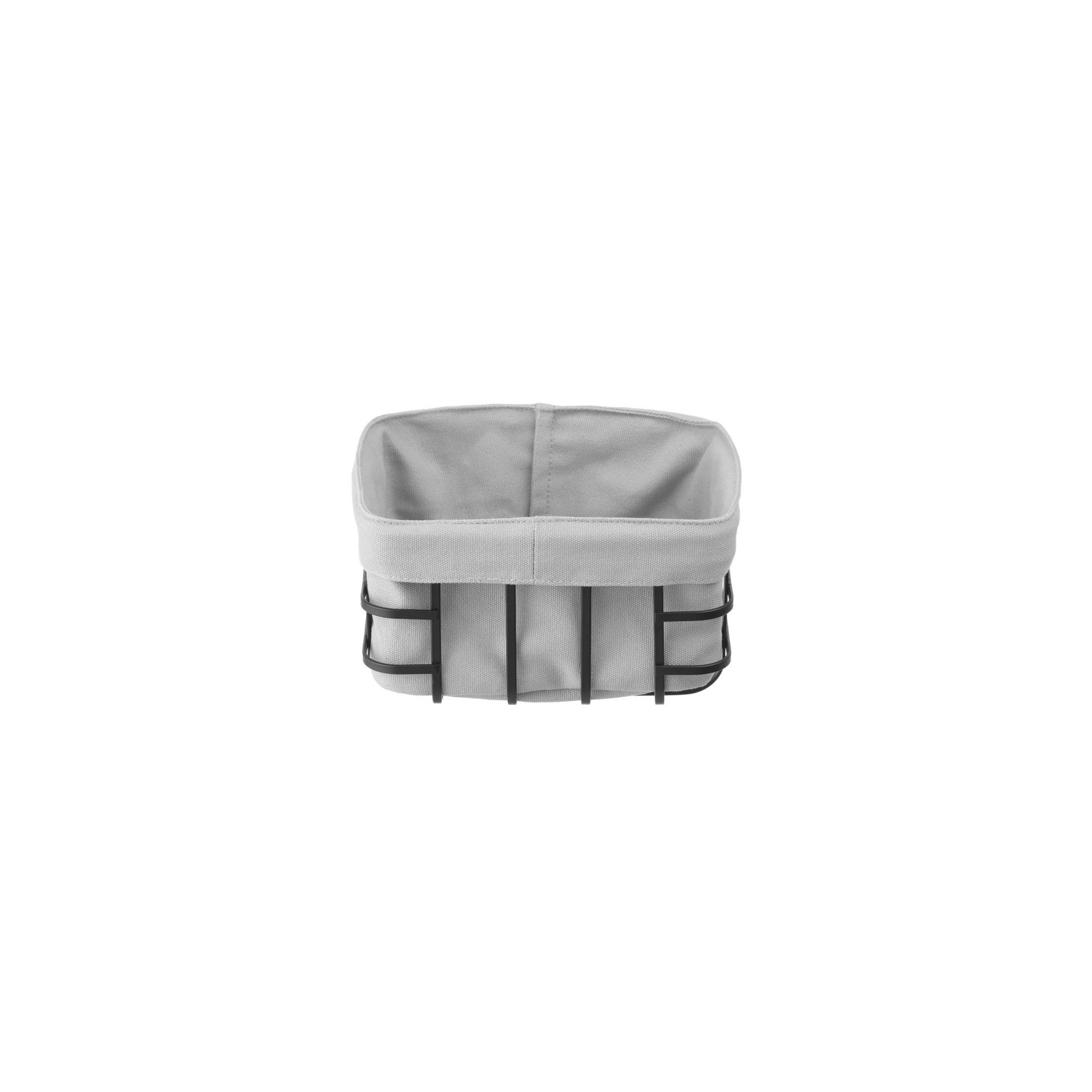 Brotkorb mit Beutel, quadratisch, 190x190x(H)100mm