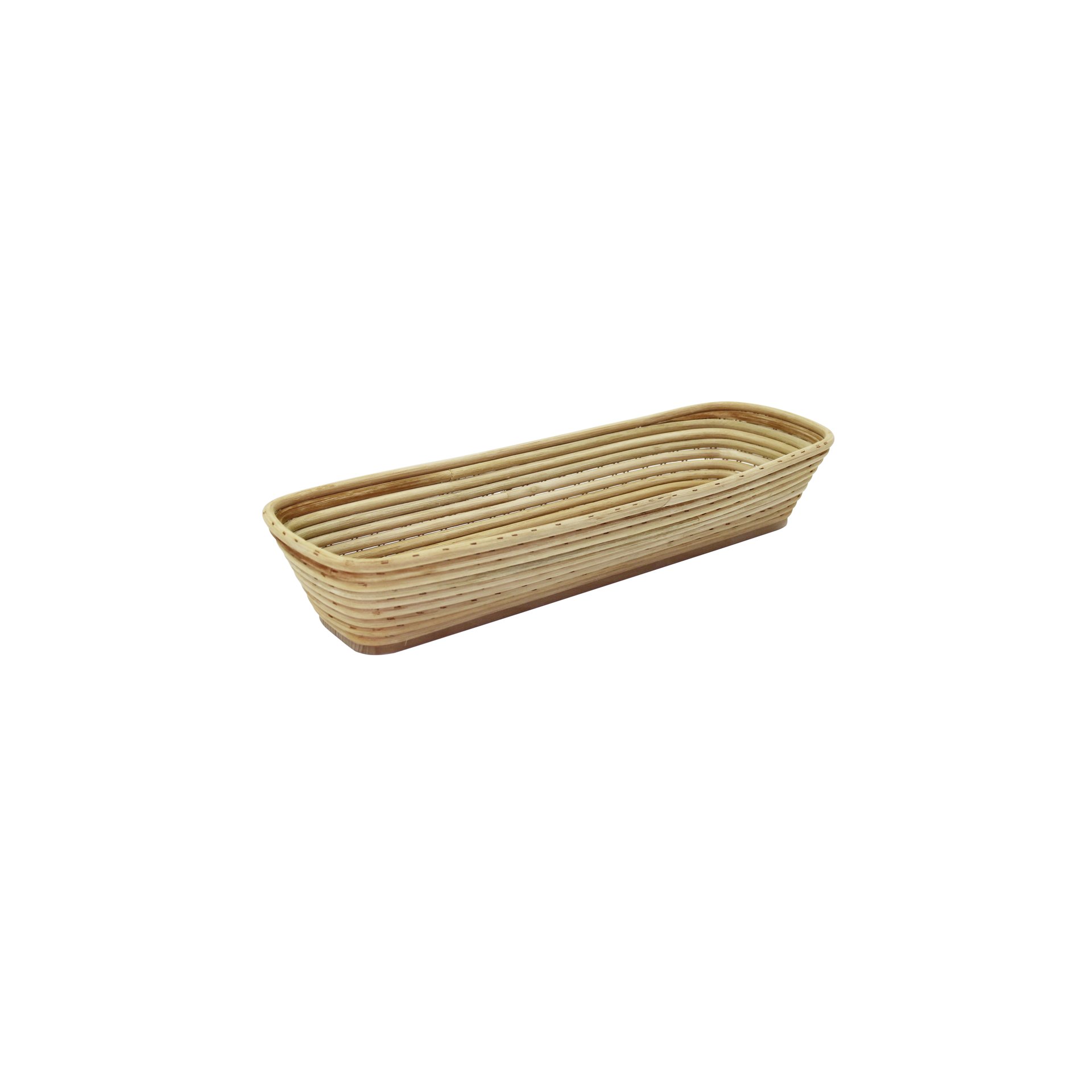 Brotform / Gärkorb lang 440 x 140 mm-Holzboden