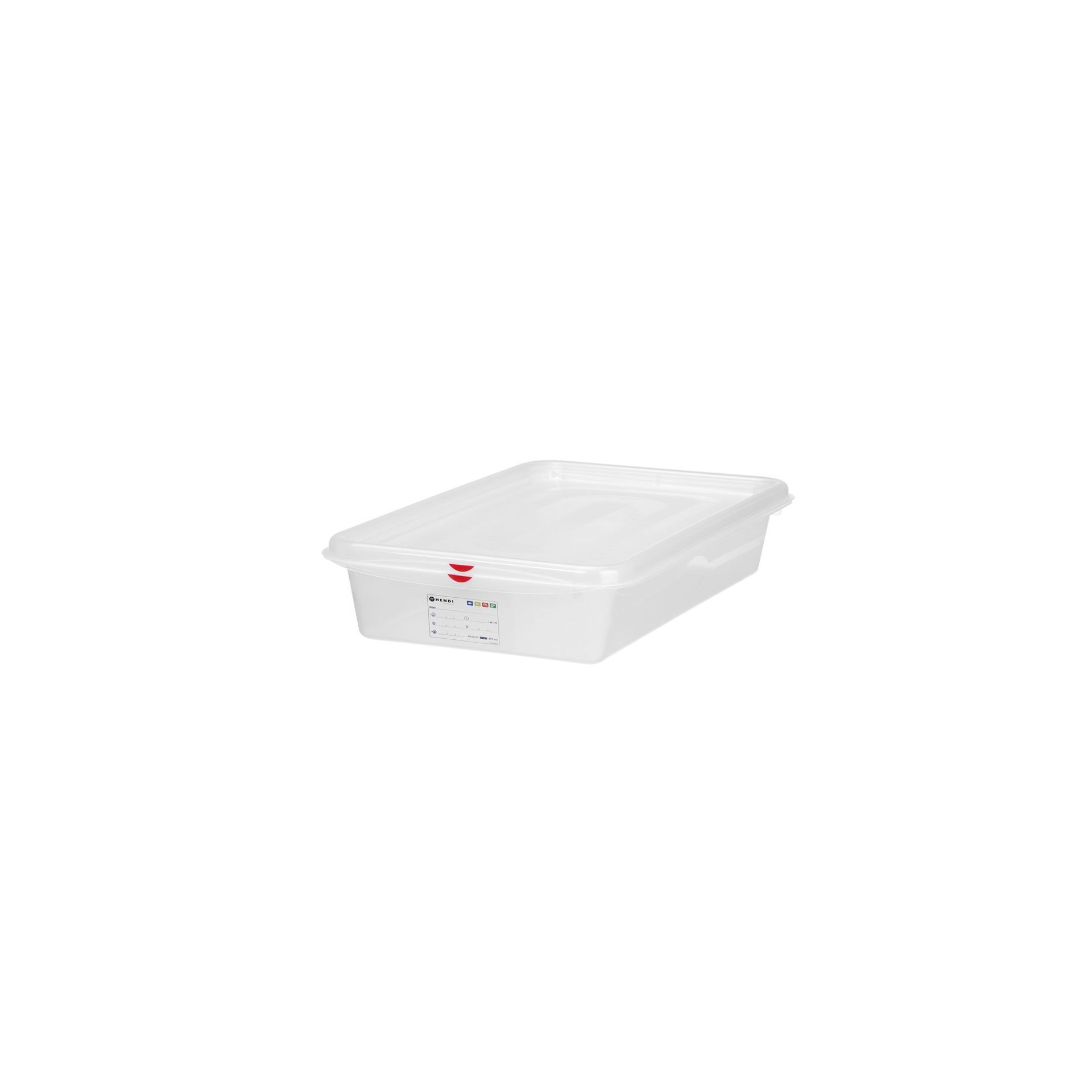 GN 2/3 Behälter, Polypropylen, GN 2/3, 9L, Transparent, 354x325x(H)100mm