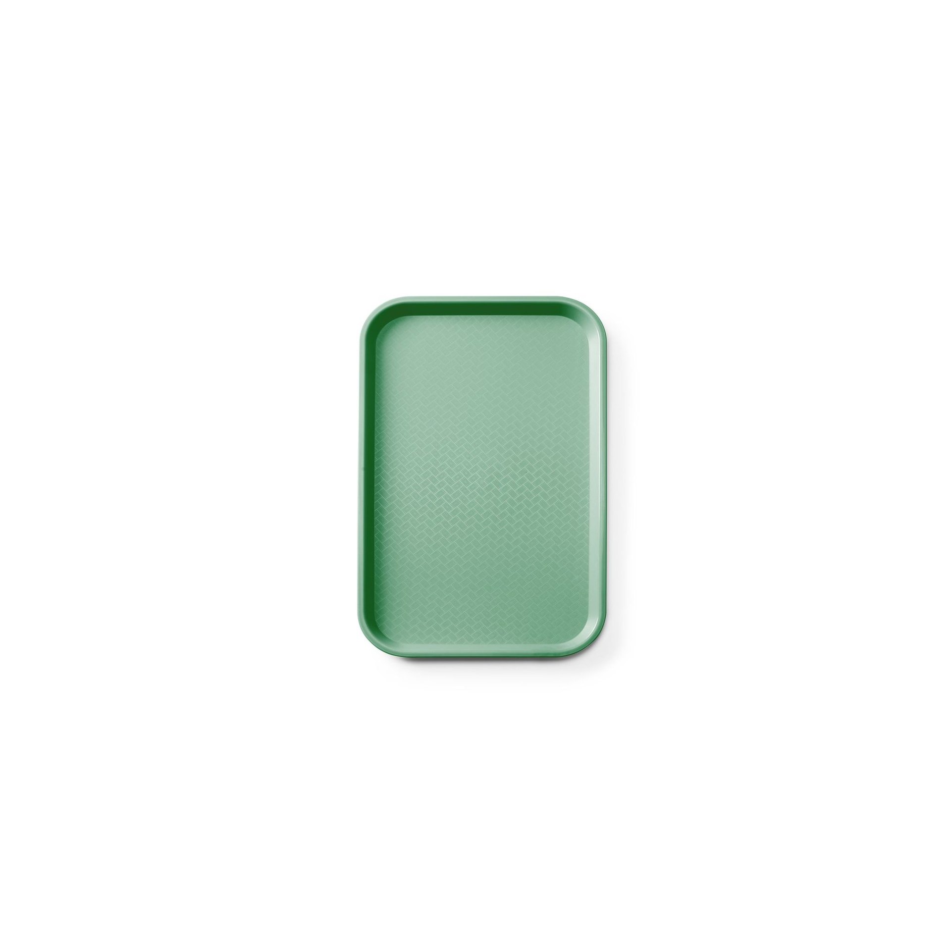Fast-Food-Tablett GN 1/1 Polypropylen, AmerBox, GN 1/1, Grün, 530x325x(H)20mm