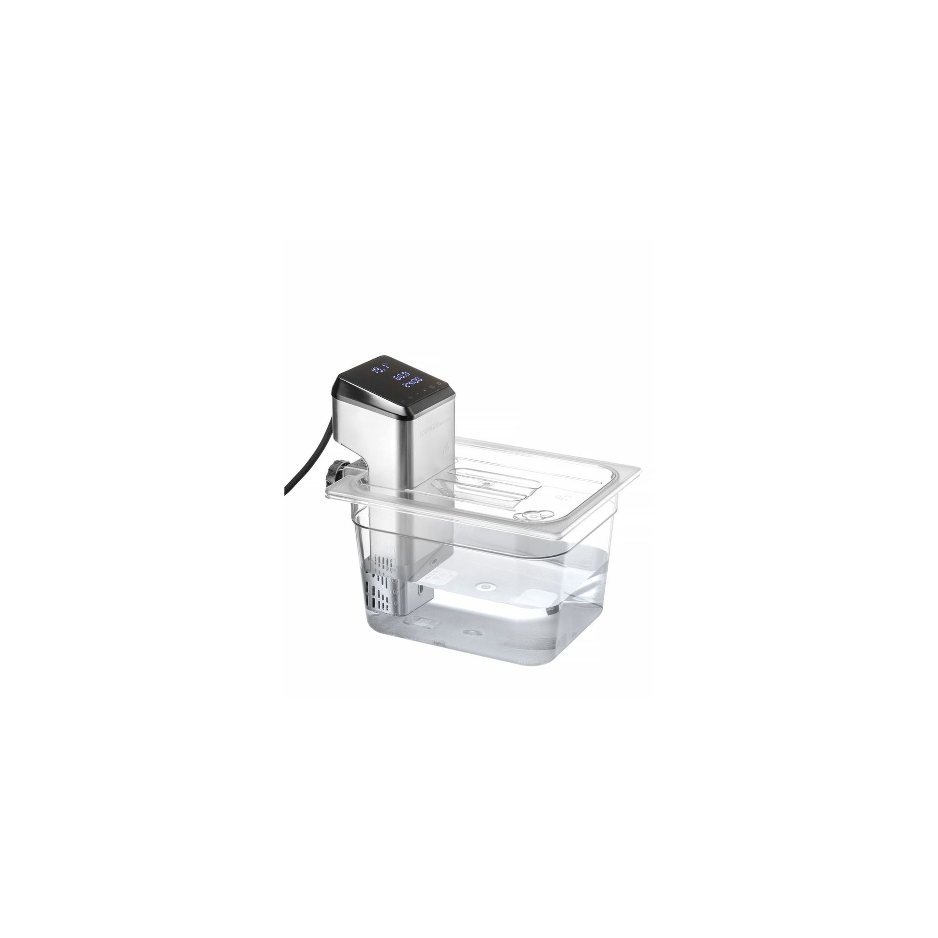 Gastronorm-Deckel mit Sous-Vide-Stab-Aussparung, GN 1/2, Transparent, 265x325mm