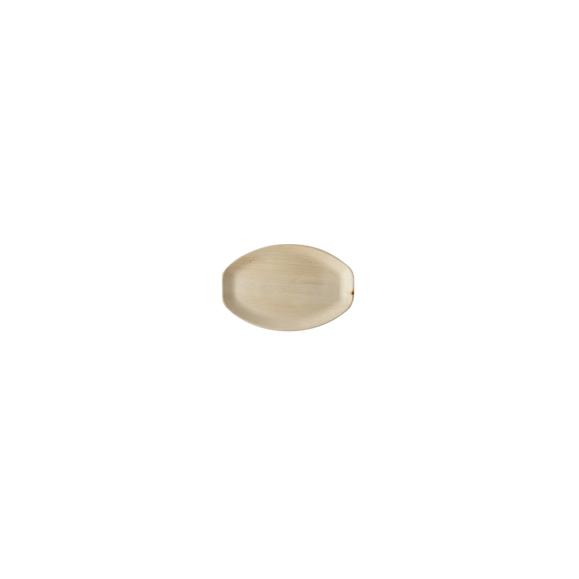 Tabletts, Palmblatt "pure" oval 37 cm x 25 cm x 3 cm