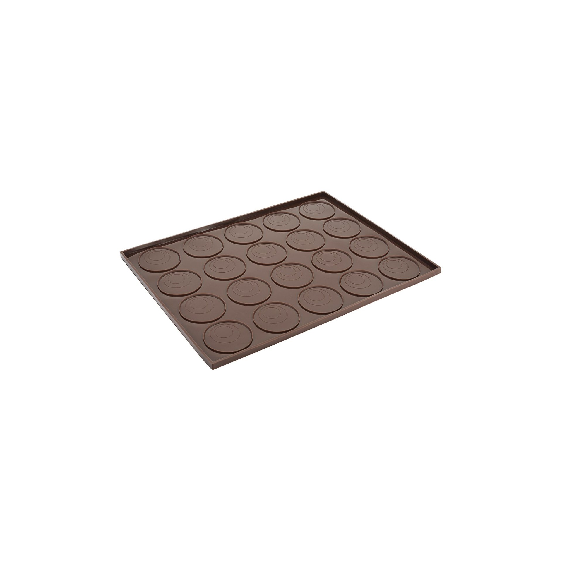Silikon-Backmatte, MACARONS mit 20 Formen