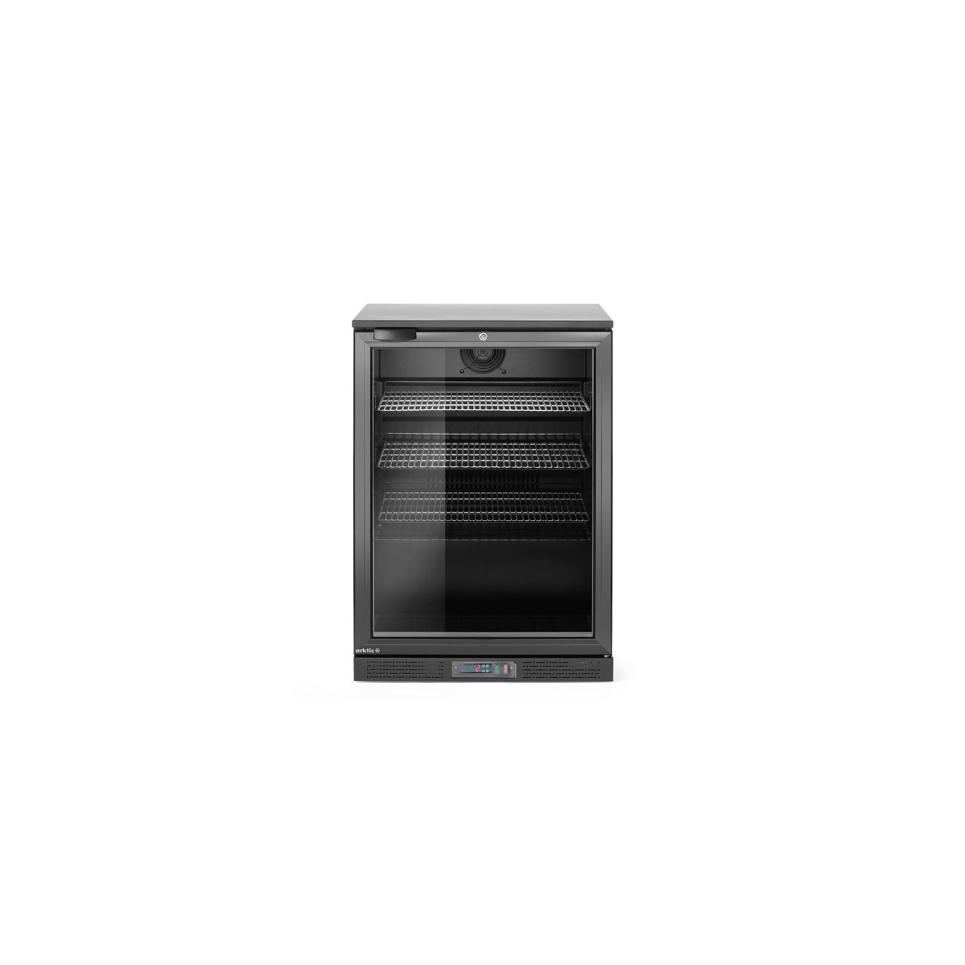 Bar-Kühlschrank eintürig, 105L, Schwarz