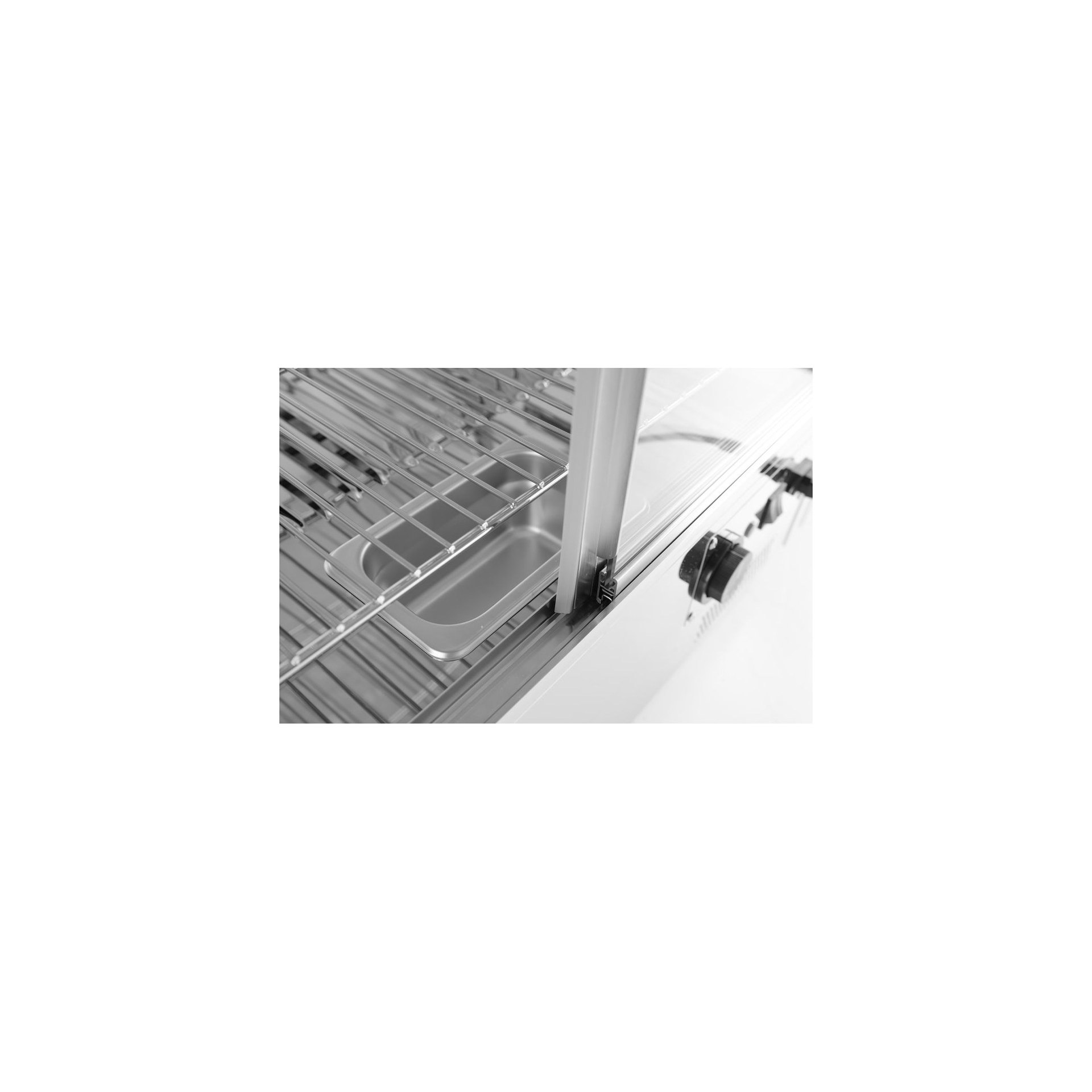 Beheiztes Thekendisplay, 120 Liter, 230V/1100W, 685x575x(H)680mm