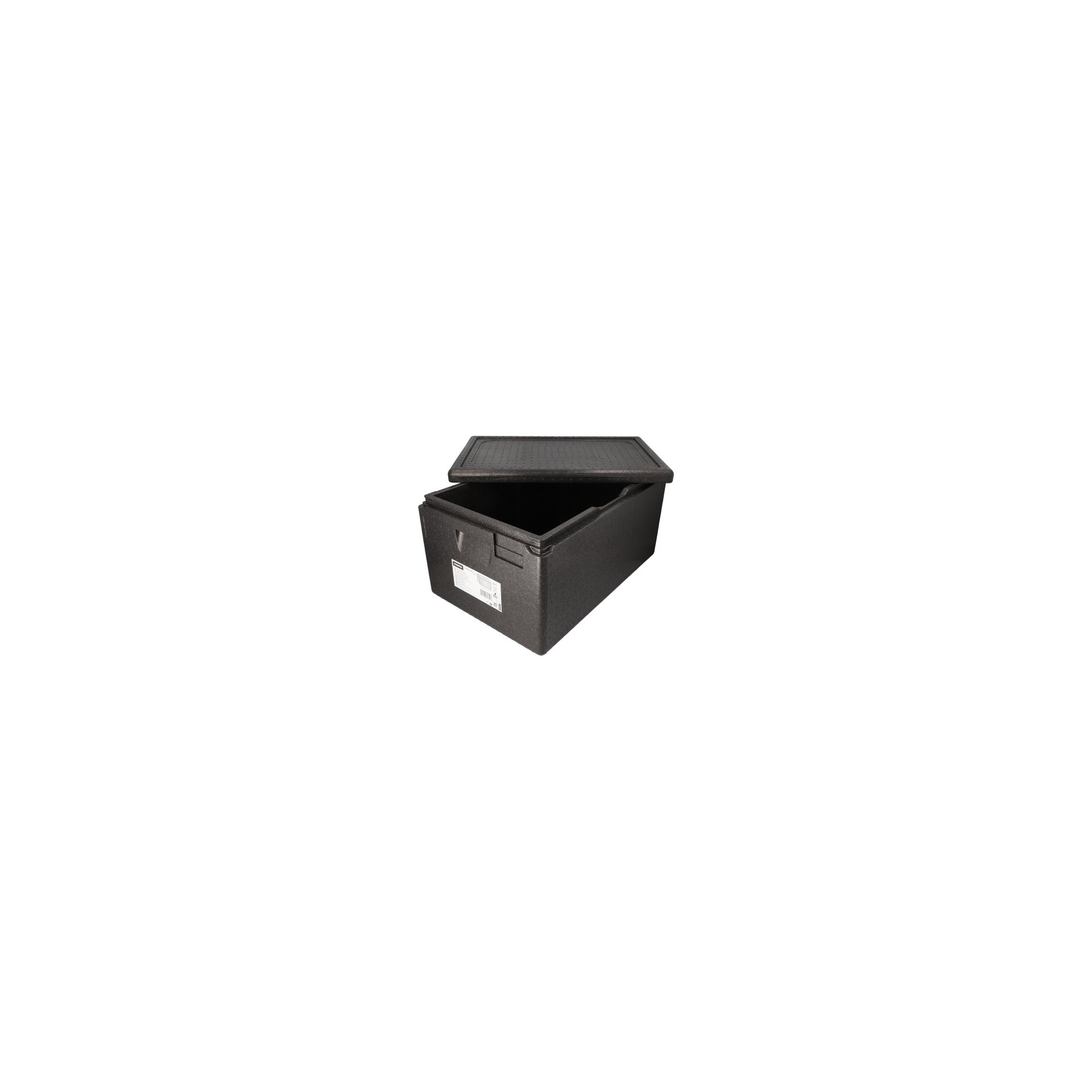 Isolier-Transportbehälter, EPP 60 cm x 40 cm x 32 cm schwarz "Gastro-Norm 1/1"