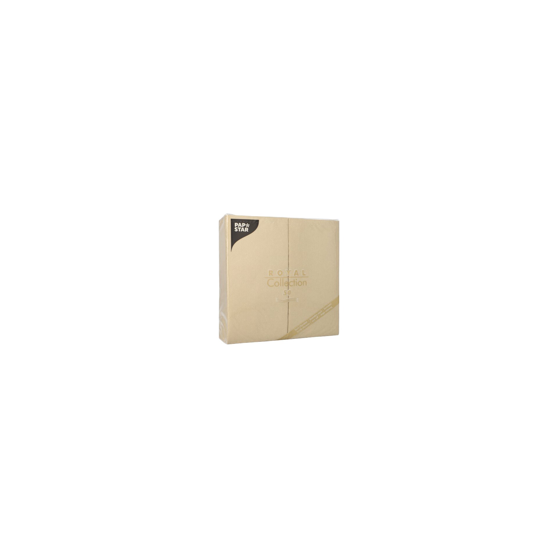 Servietten "ROYAL Collection" 1/8-Falz 40 cm x 40 cm sand Servietten "ROYAL Collection" 1/8-Falz 40 cm x 40 cm sand