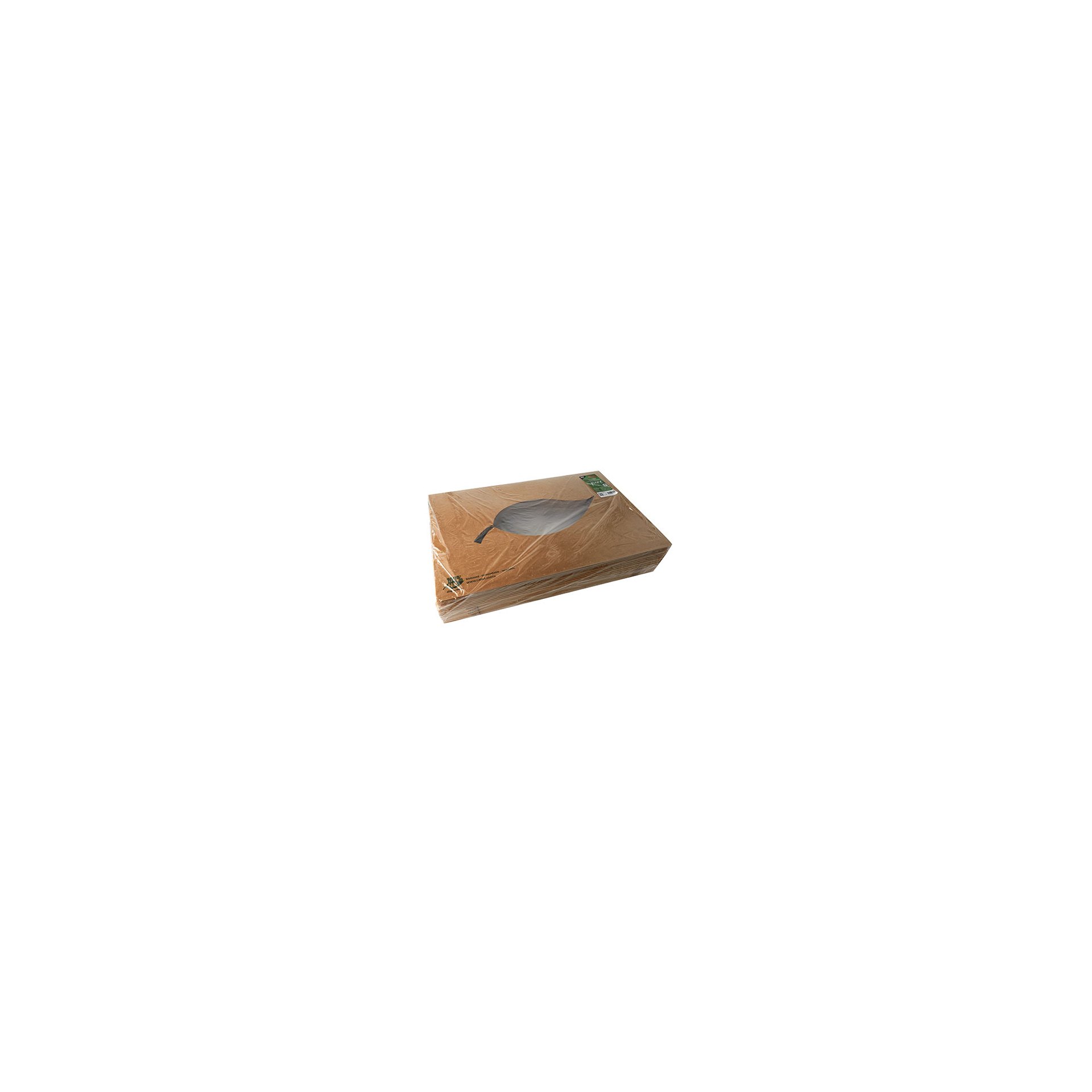 Transport- und Catering-Kartons, Pappe "pure" 8 cm x 55,7 cm x 37,6 cm braun "100% Fair"