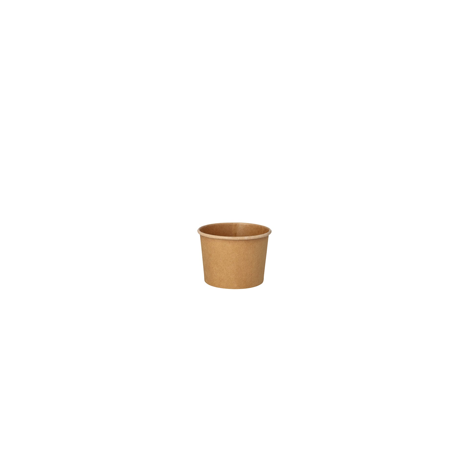 Suppenbecher, Pappe rund 350 ml Ø 9,8 cm · 7 cm braun Suppenbecher, Pappe rund 350 ml Ø 9,8 cm · 7 cm braun