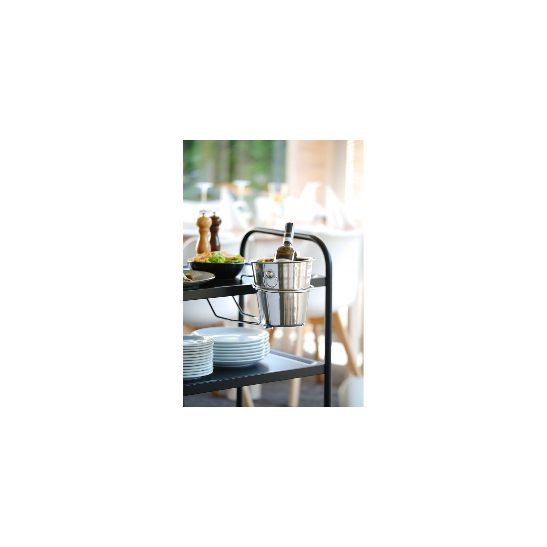 Champagnerkühler, BarUp, 3,3L, Silber, ⌀220x(H)190mm