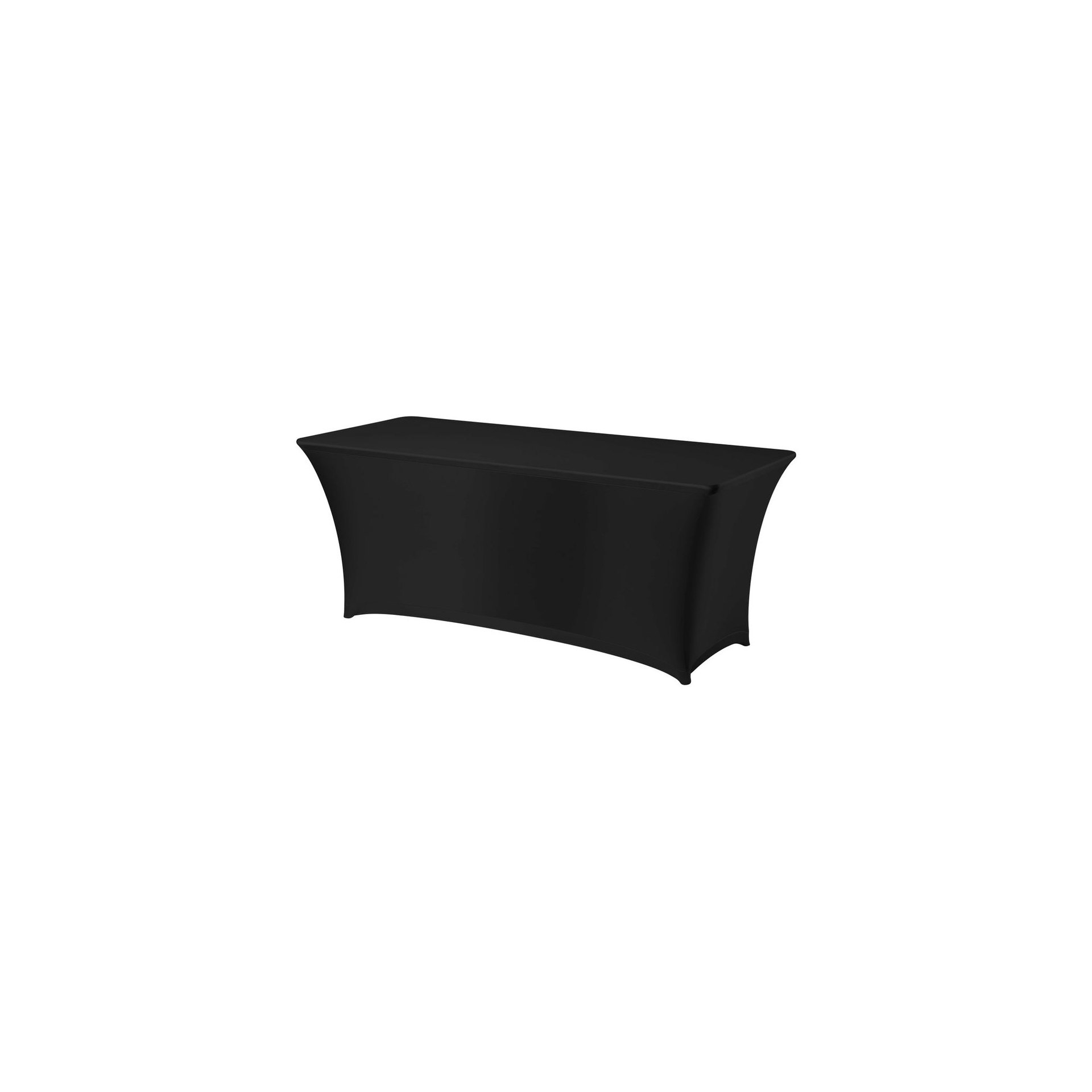 Tischhusse, rechteckig, 810927, Schwarz, 1500x760x(H)730mm Tischhusse, rechteckig, 810910 + 810897, Schwarz, 1830x760x(H)730mm