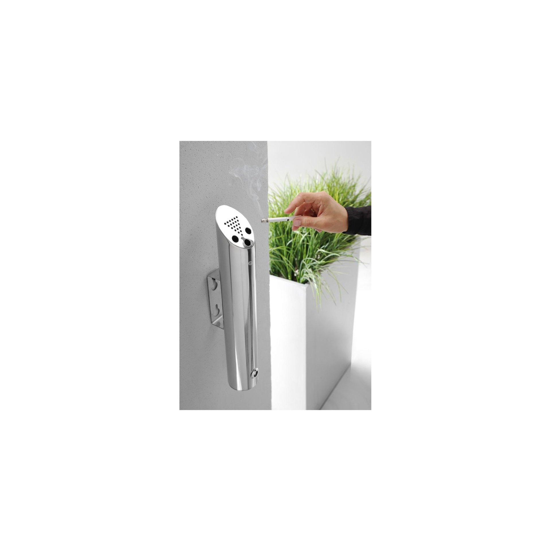 Aschenbecher zur Wandmontage, ⌀75x(H)460mm Aschenbecher zur Wandmontage, ⌀75x(H)460mm