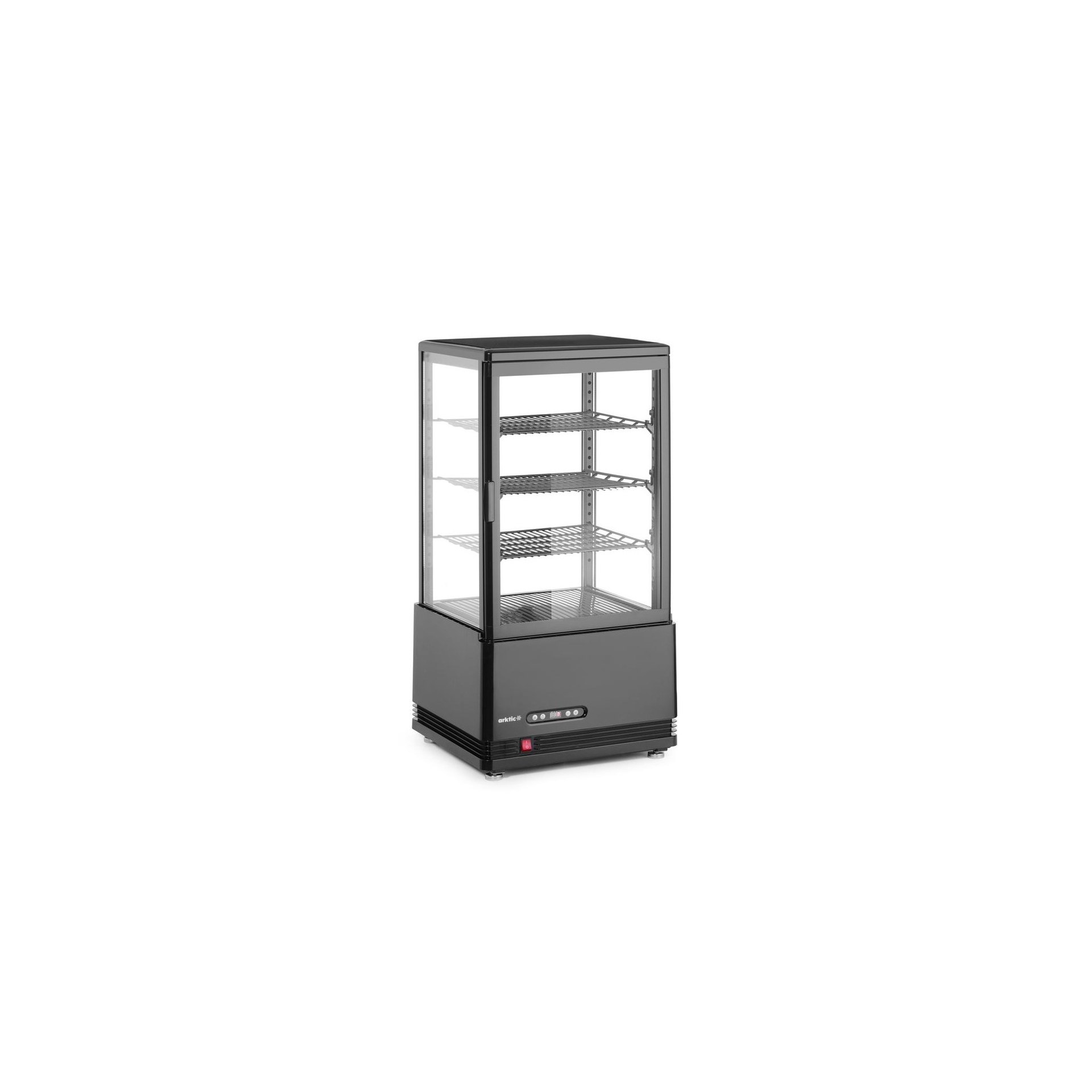 Aufsatz-Kühlvitrine 68L, Schwarz Aufsatz-Kühlvitrine 68L, Schwarz