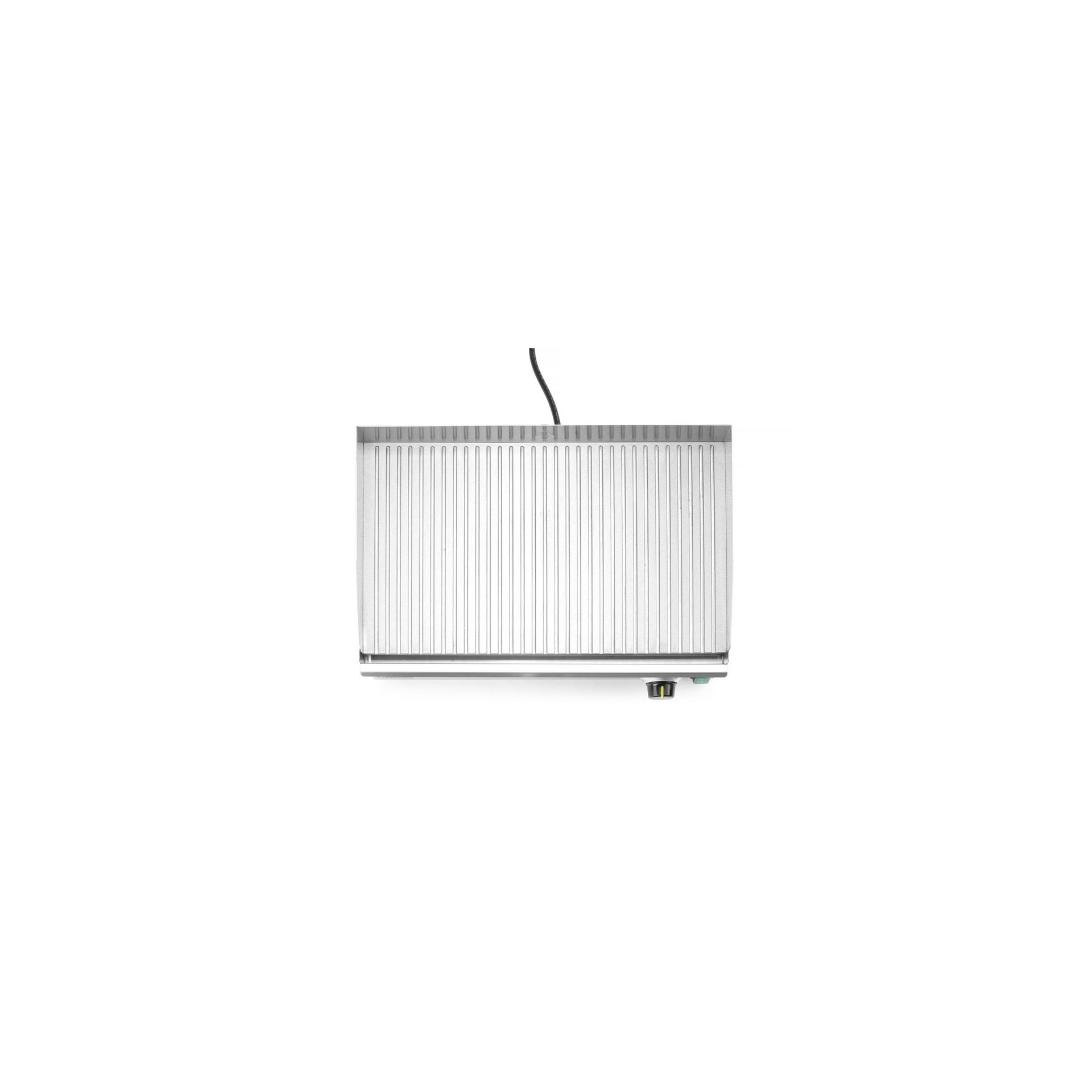 Grillplatte gerillt, Kitchen Line, 220-240V/2400W, 527x404x(H)233mm Grillplatte gerillt, Kitchen Line, 220-240V/2400W, 527x404x(H)233mm