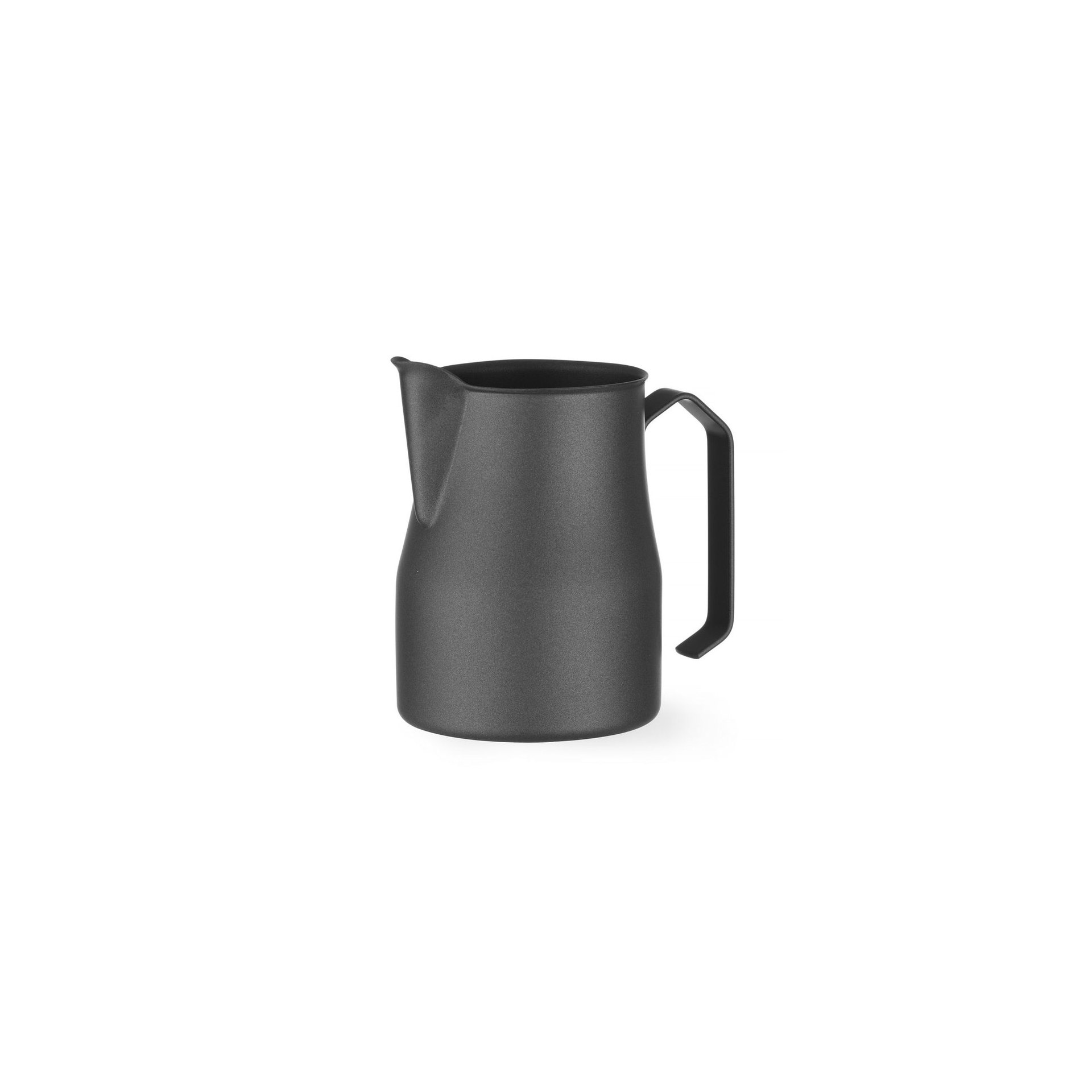 Milchkännchen mit V-förmigem Ausguss, mattschwarz, 0,7L