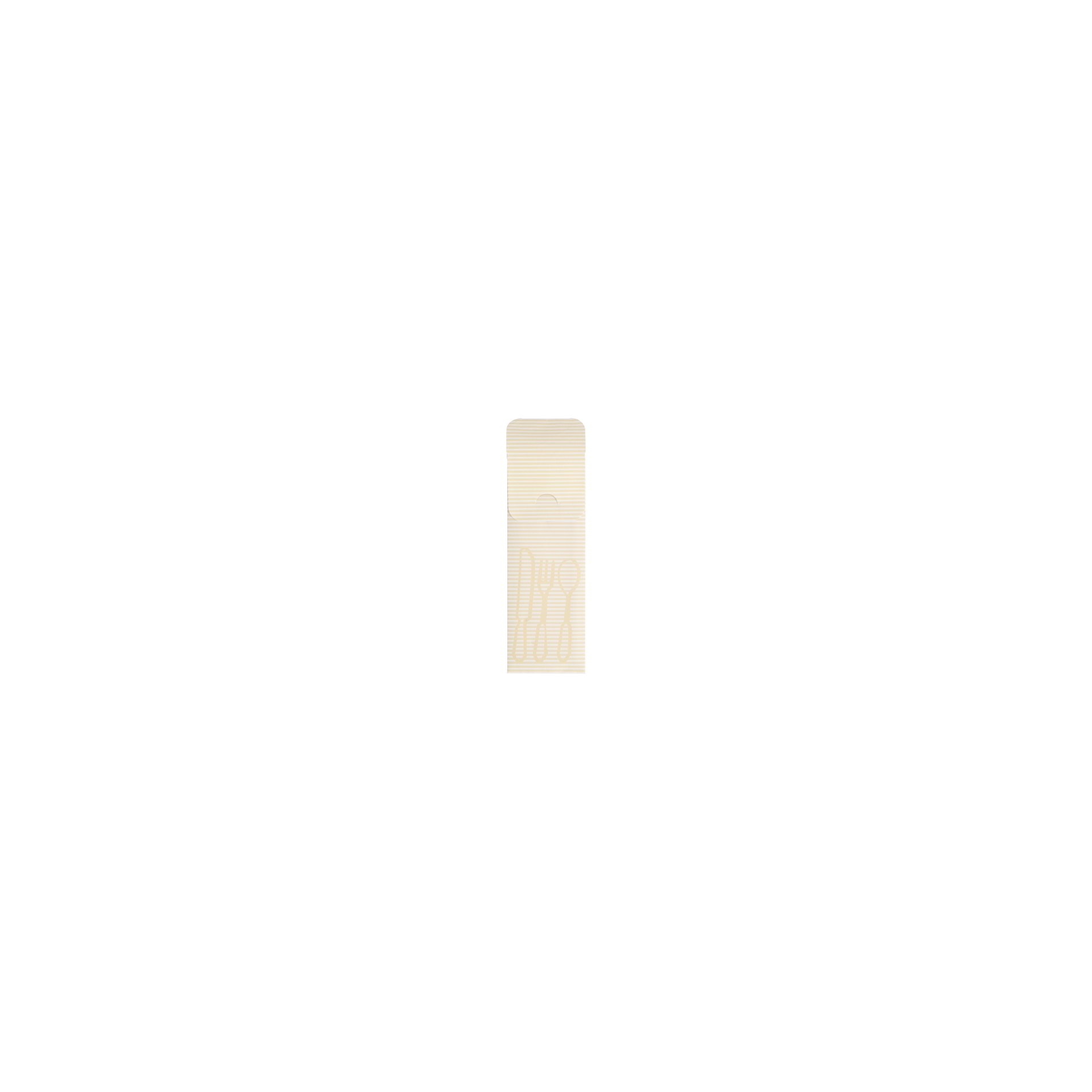 Bestecktaschen 23,5 cm x 7,3 cm creme inkl. farbiger Serviette