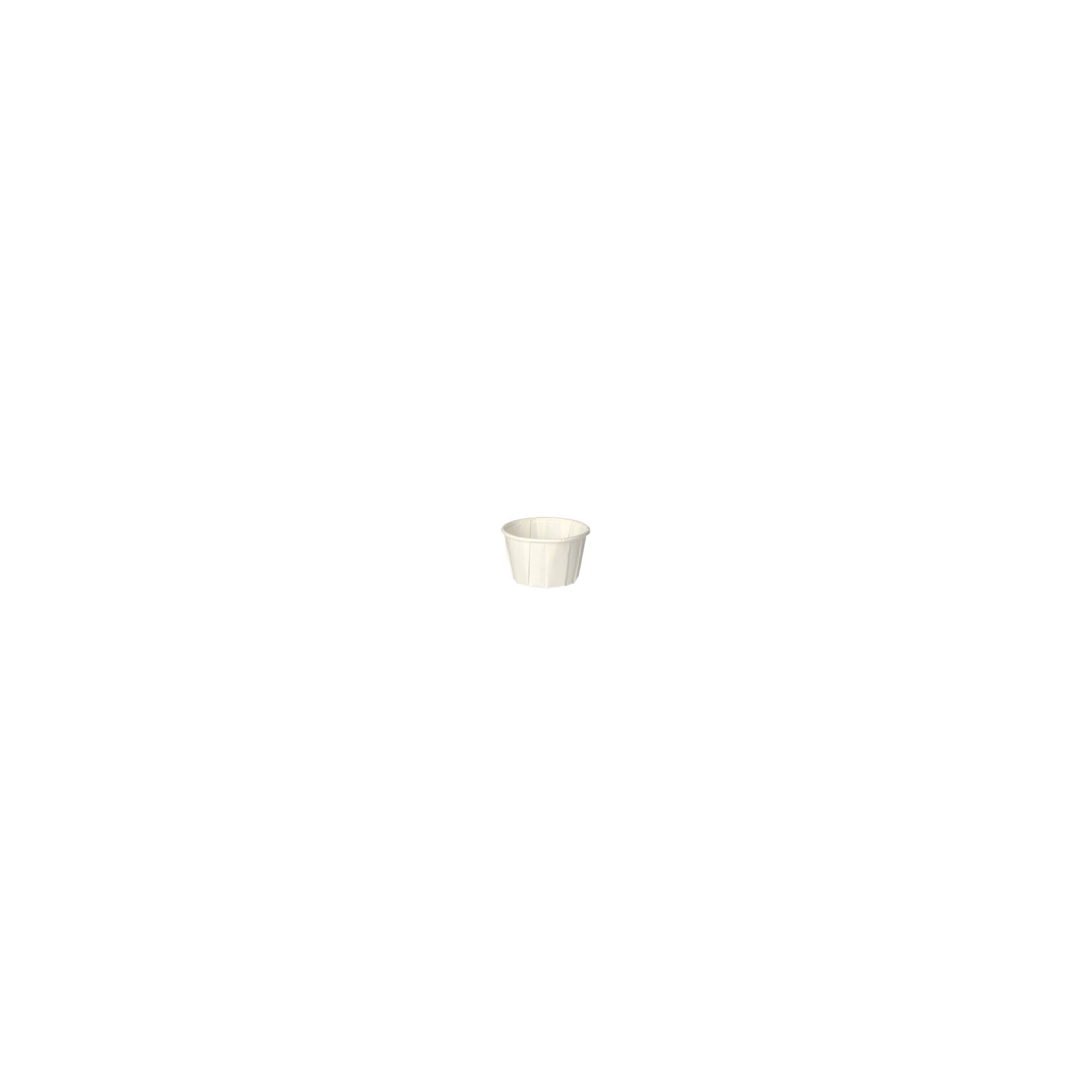 Dressingbecher, Papier "pure" rund 50 ml Ø 5,8 cm · 3,5 cm weiss