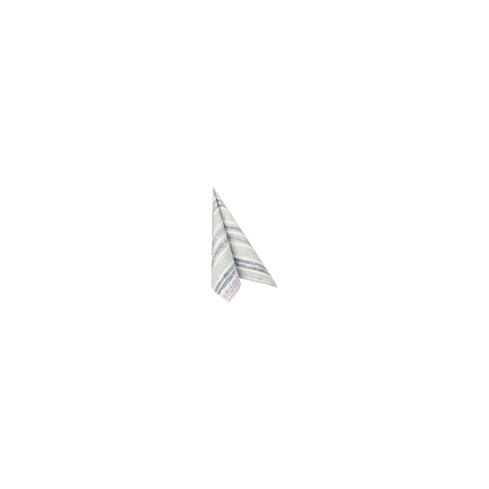 Servietten "ROYAL Collection" 1/4-Falz 40 cm x 40 cm dunkelblau "Stripes"