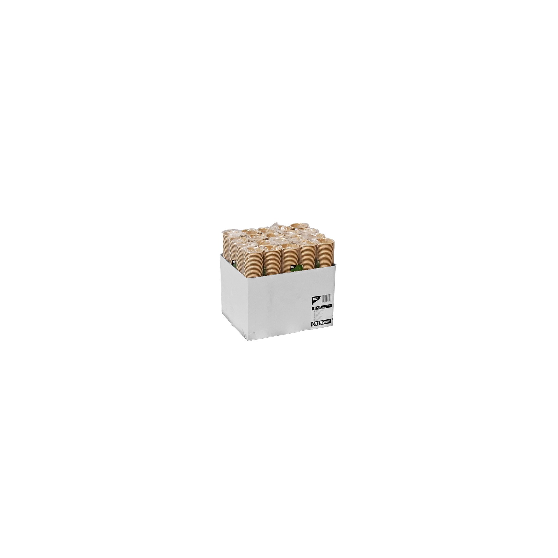Automatenbecher, Pappe 0,18 l Ø 7 cm · 9,2 cm braun Automatenbecher, Pappe 0,18 l Ø 7 cm · 9,2 cm braun