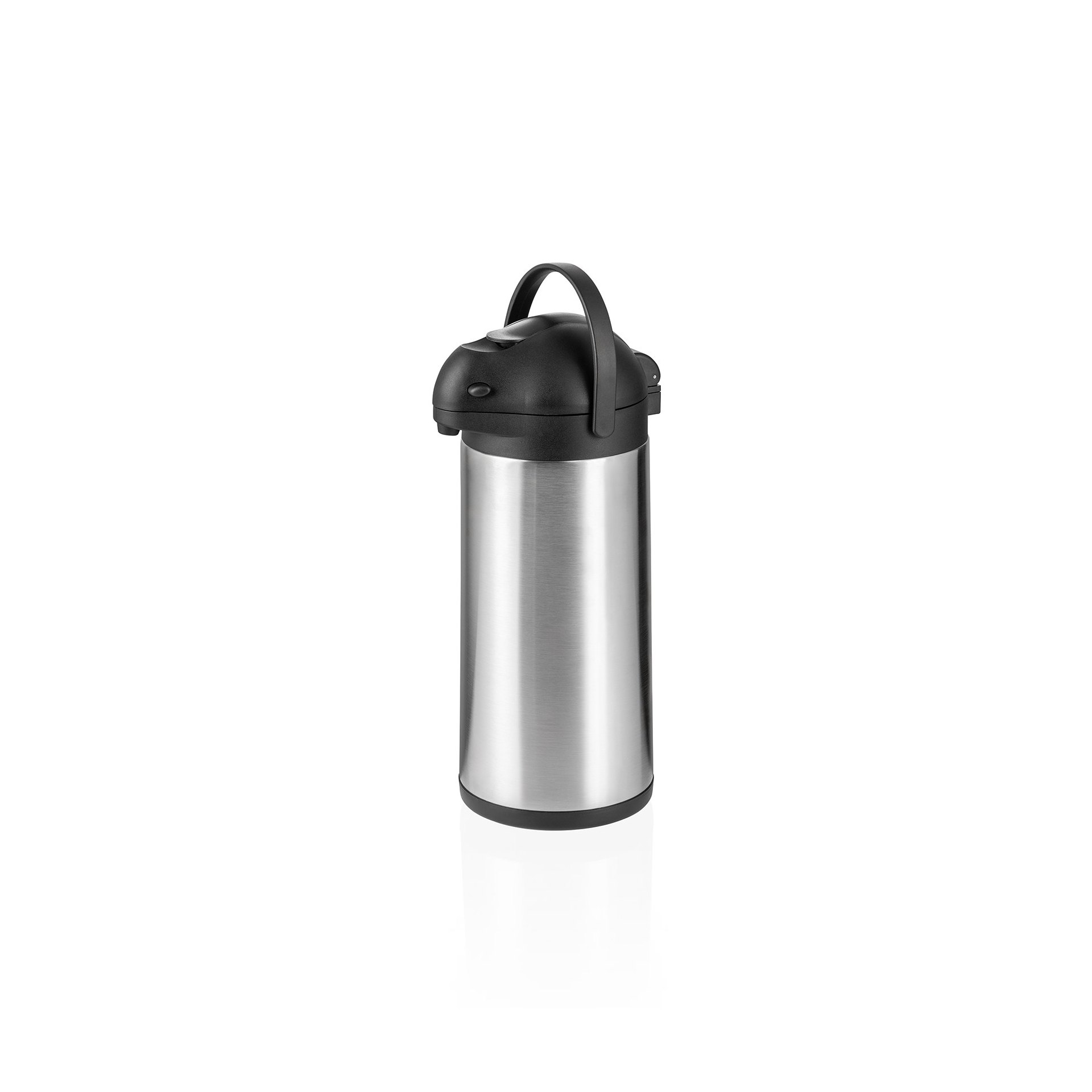 Pump Isolierkanne, 3 ltr., Ø 15 cm, Höhe 40 cm, Chromnickelstahl