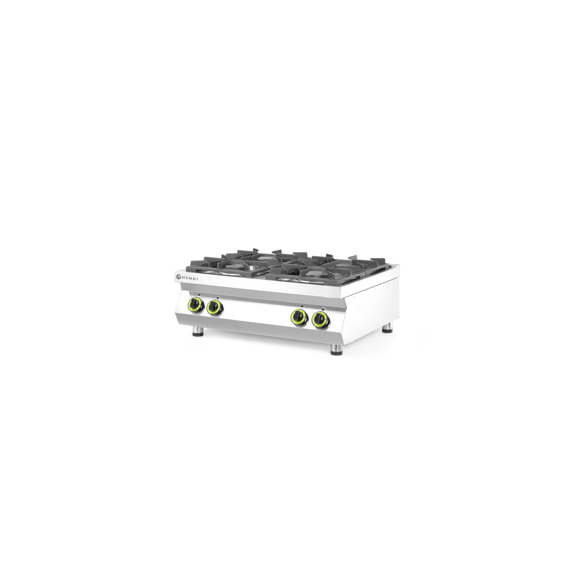 Gasherd Kitchen Line - 4 Kochfelder, Table-Top, Kitchen Line, 19kW, 800x700x(H)310mm