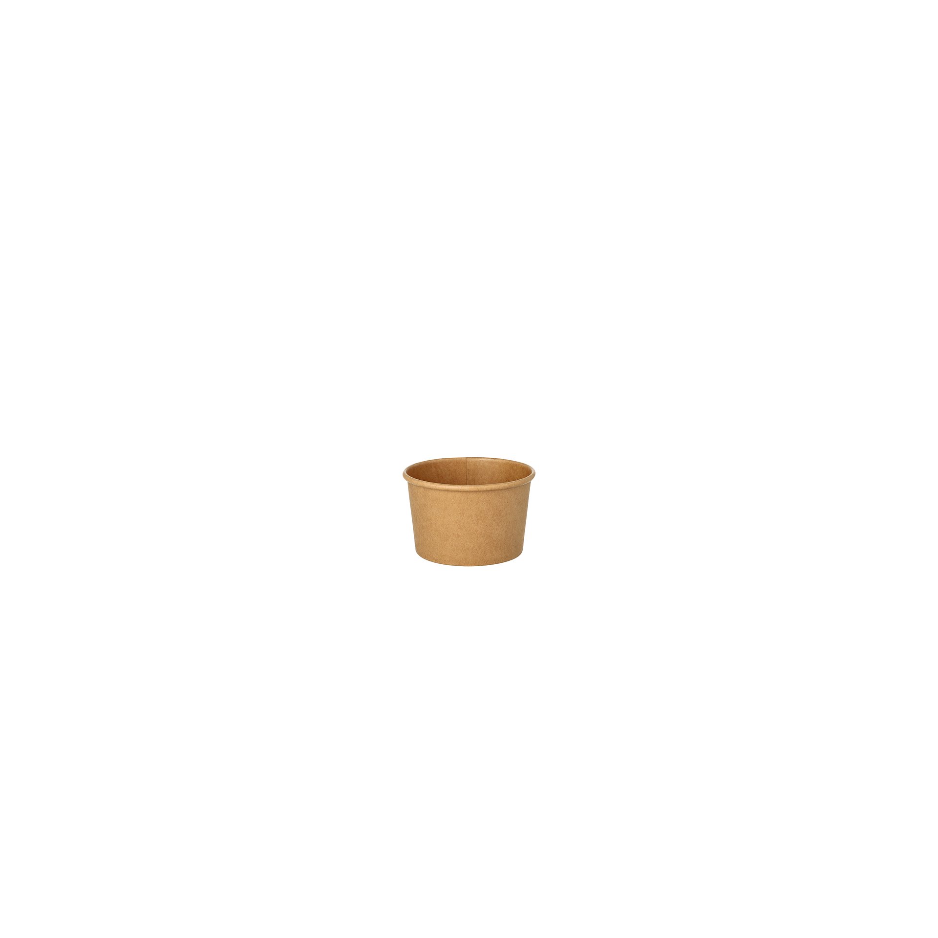 Suppenbecher, Pappe rund 230 ml Ø 9,8 cm · 6 cm braun Suppenbecher, Pappe rund 230 ml Ø 9,8 cm · 6 cm braun