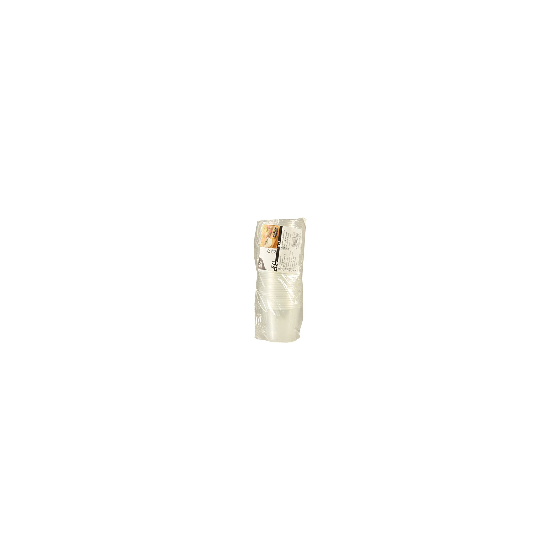 Dressingbecher, PP rund 125 ml Ø 7,1 cm · 5,7 cm transparent