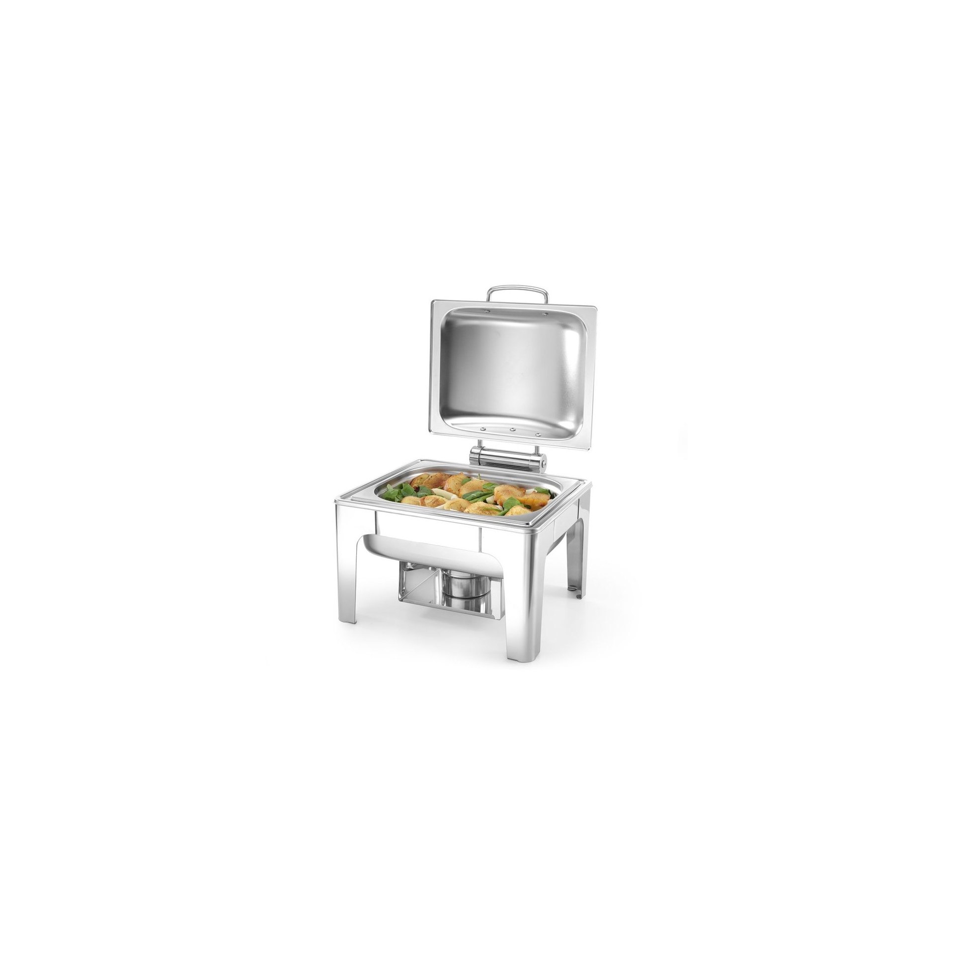 Chafing Dish GN 1/2, Satiniert, Profi Line, 4L, 365x370x(H)280mm