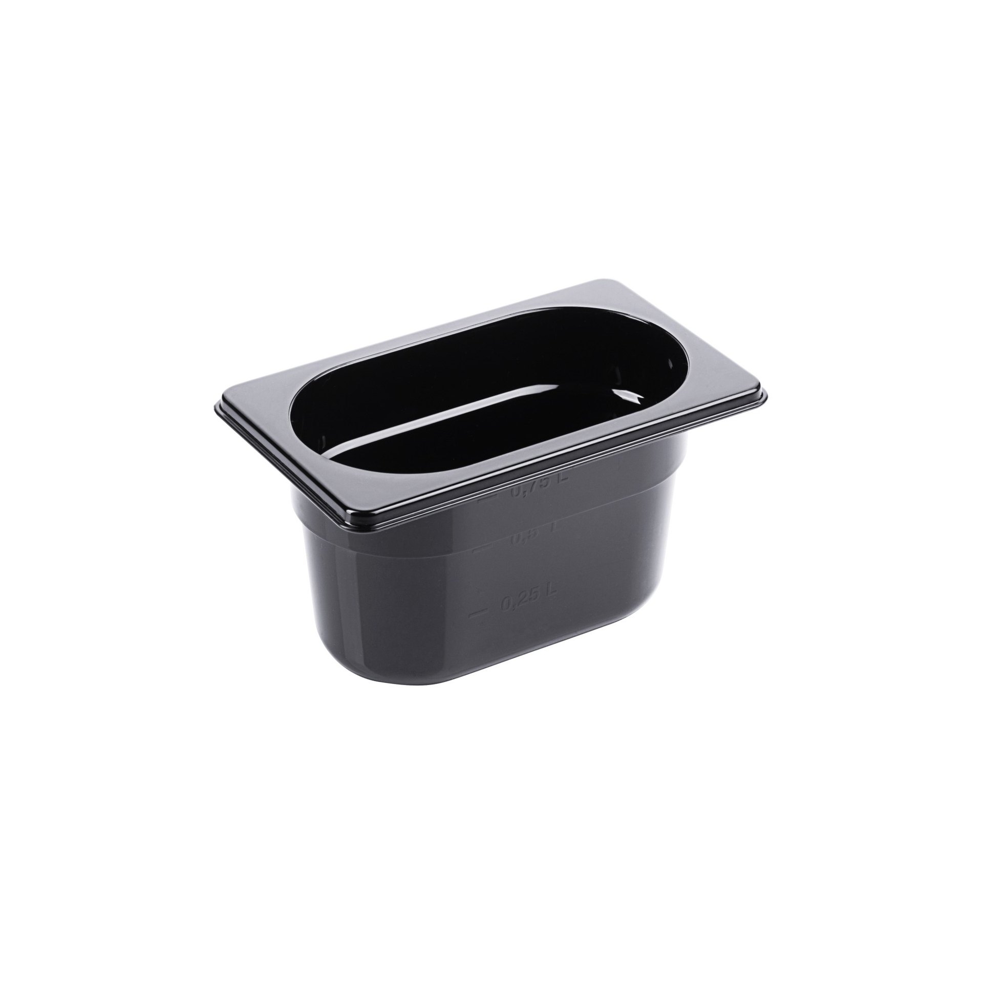 GN Behälter, schwarz 1/9 GN Behälter, schwarz 1/9