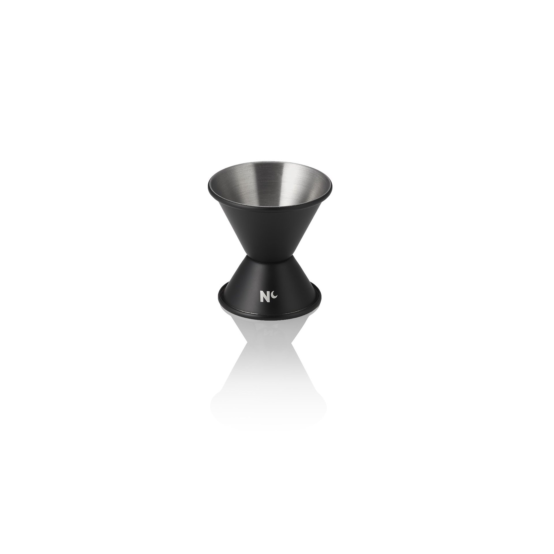 Jigger NOCTURN, 2/4 cl, Ø 4,5 cm, Höhe 6 cm, schwarz matt