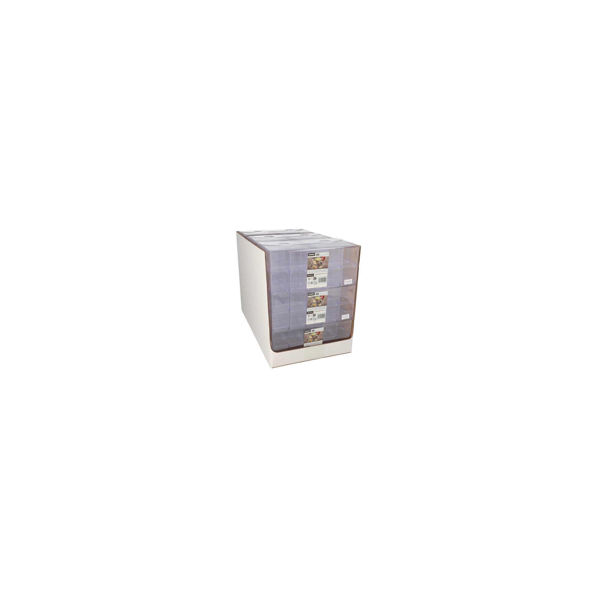 Fingerfood - Schalen, PS eckig 55 ml 4,7 cm x 4,2 cm x 4,2 cm glasklar Fingerfood - Schalen, PS eckig 55 ml 4,7 cm x 4,2 cm x 4,2 cm glasklar