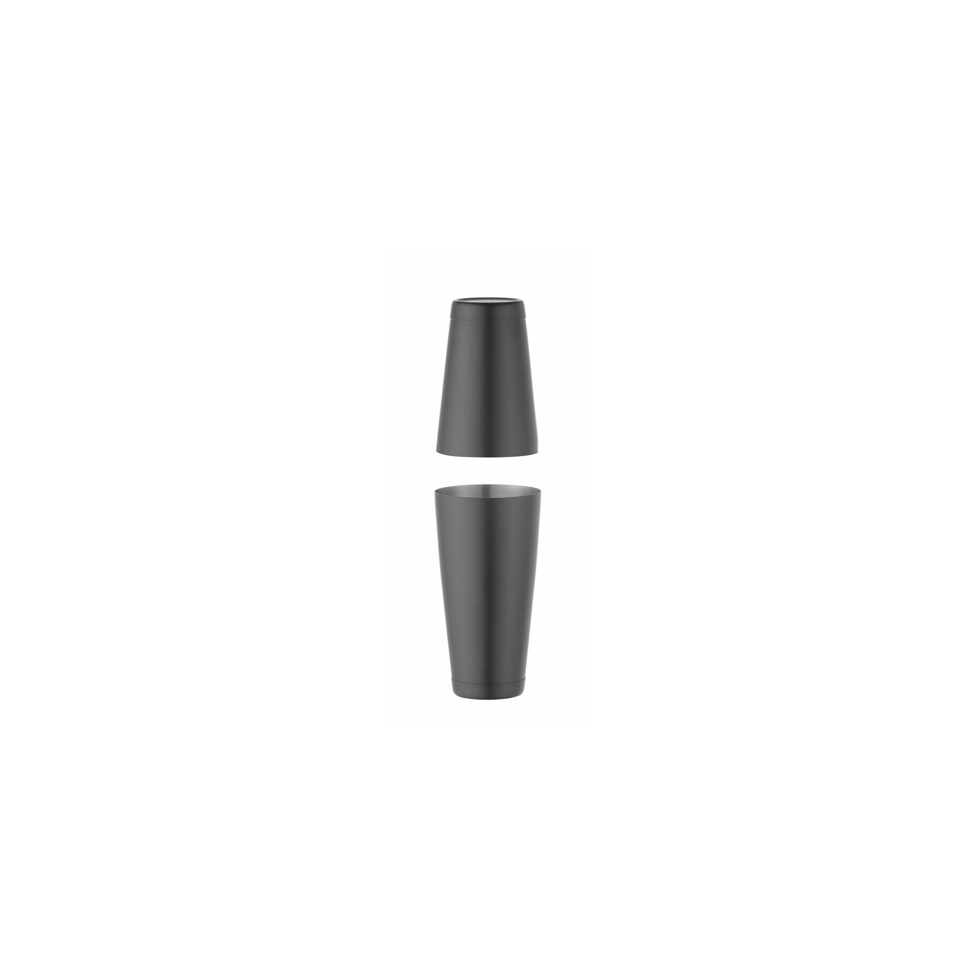 Tin-on-Tin Boston Shaker, BarUp, 0,8L, Schwarz, ⌀90mm Tin-on-Tin Boston Shaker, BarUp, 0,8L, Schwarz, ⌀90mm