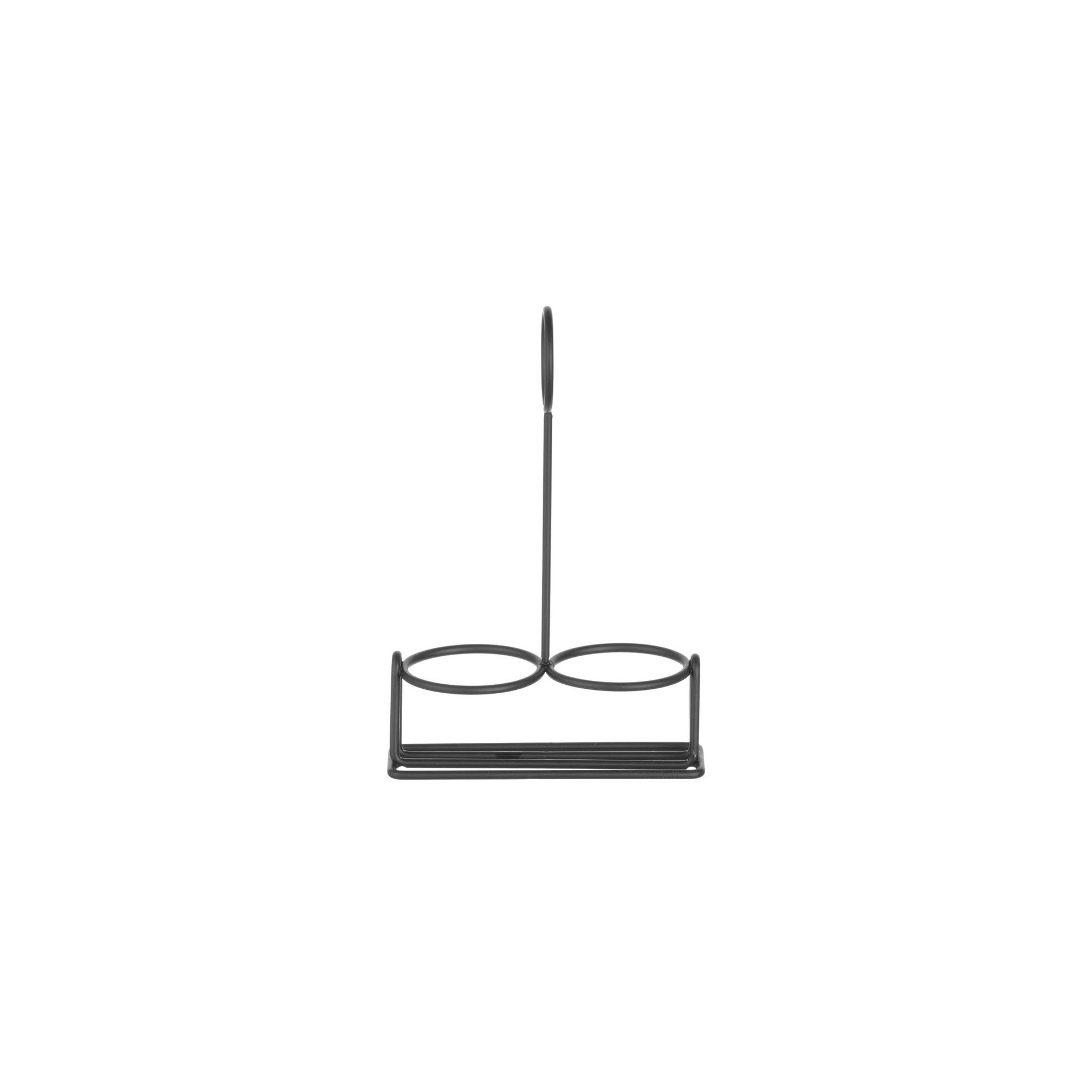 Gewürzständer, schwarz, 135x65x(H)200mm