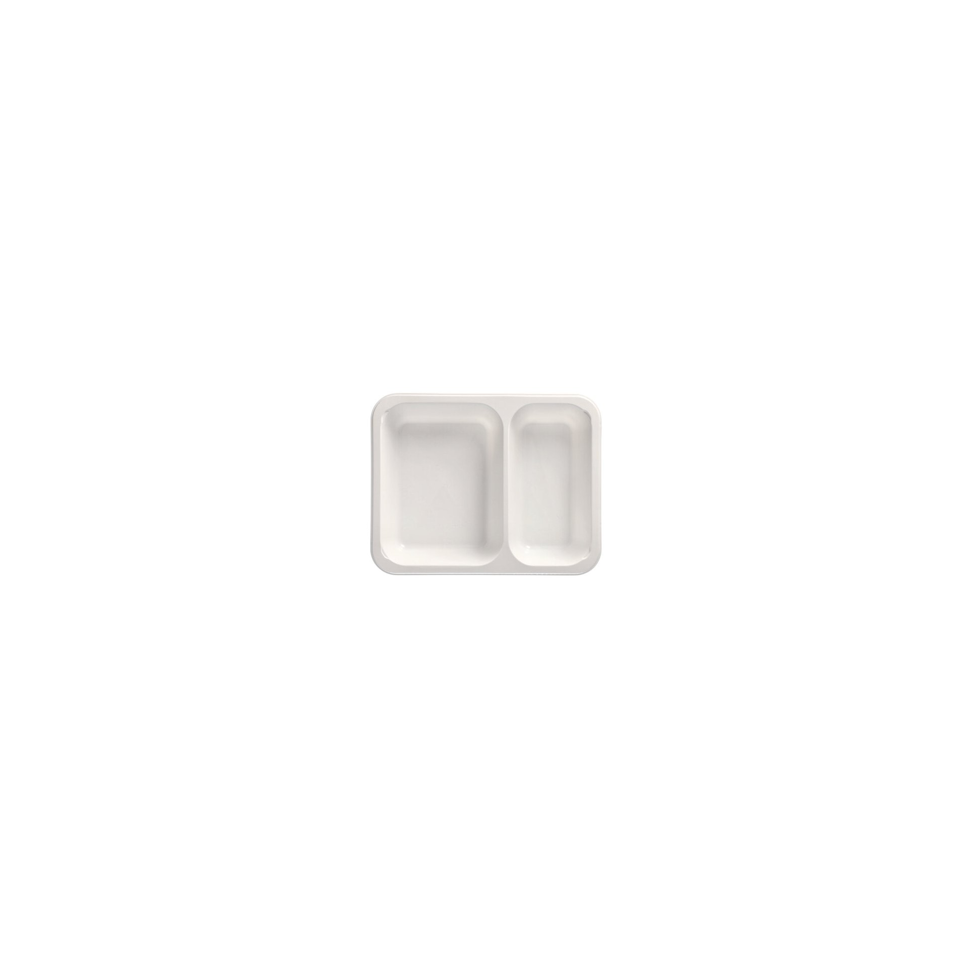 Mikrowellenschalen, PP 2-geteilt 1205 ml 4,9 cm x 22,7 cm x 17,8 cm weiss Mikrowellenschalen, PP 2-geteilt 1205 ml 4,9 cm x 22,7 cm x 17,8 cm weiss