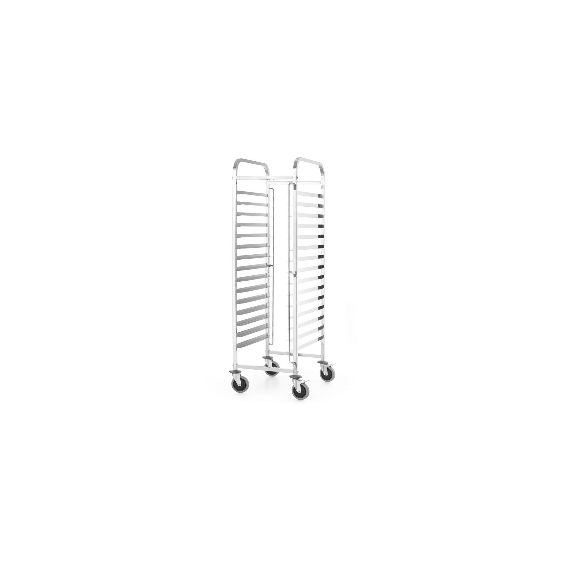 Abräumwagen , Kitchen Line, Silber, 470x620x(H)1735mm