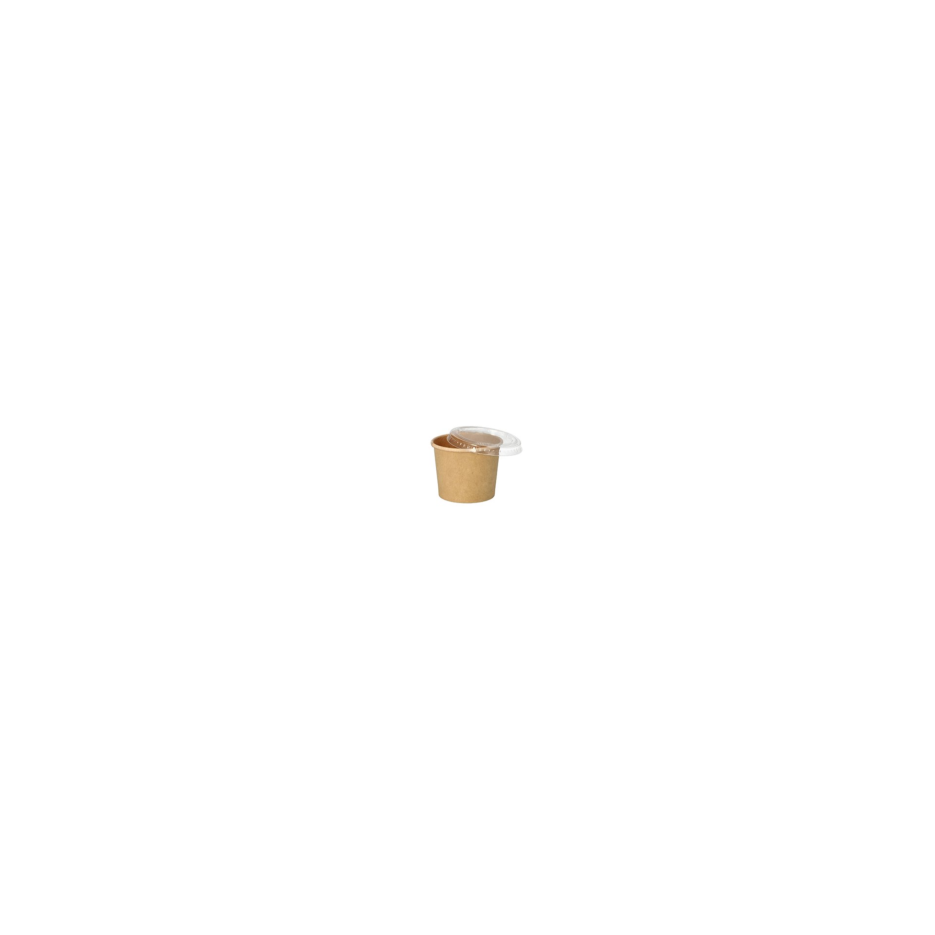 Portionsbecher, Pappe 60 ml Ø 6 cm · 4,9 cm braun