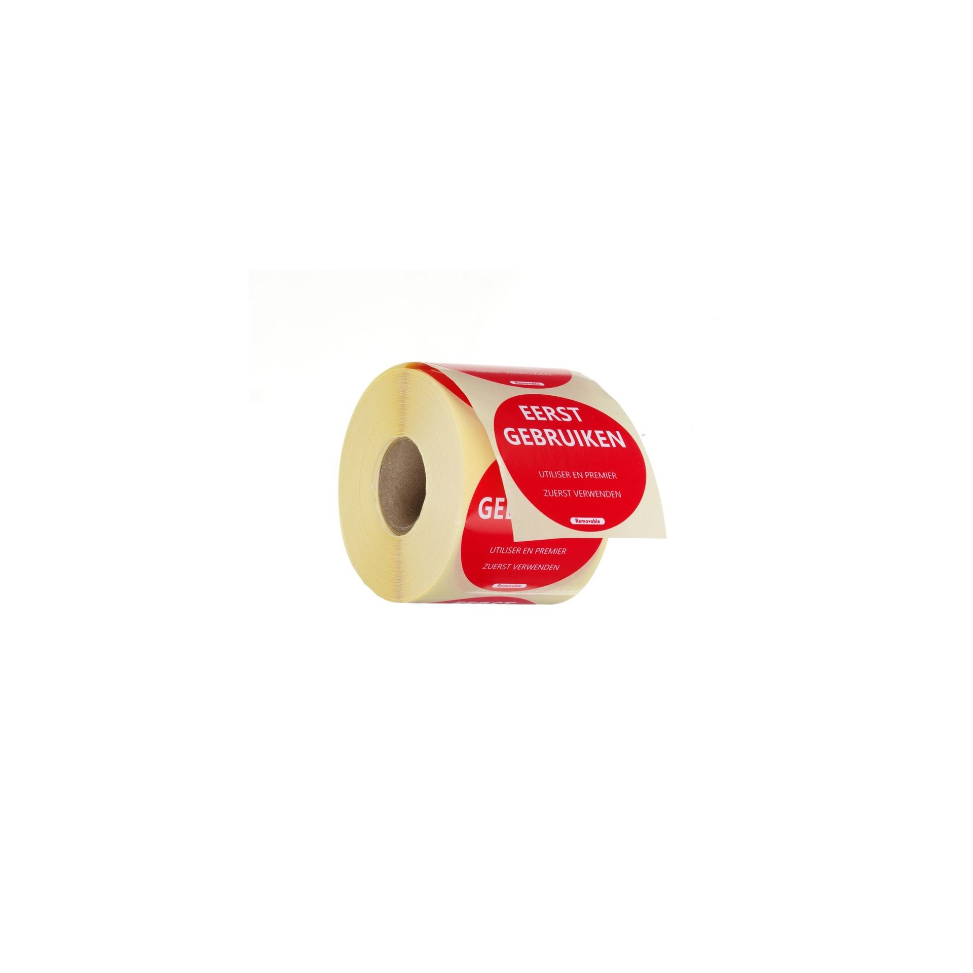 hendi-850565-lebensmittelsicherheit-aufkleber-mehrfach-verwendbar-leicht-1 Lebensmittelsicherheit-Aufkleber, mehrfach verwendbar, leicht entfernbar, „USE FIRST“ (Zuerst verwenden), Rot, 500 Stk., ⌀50mm