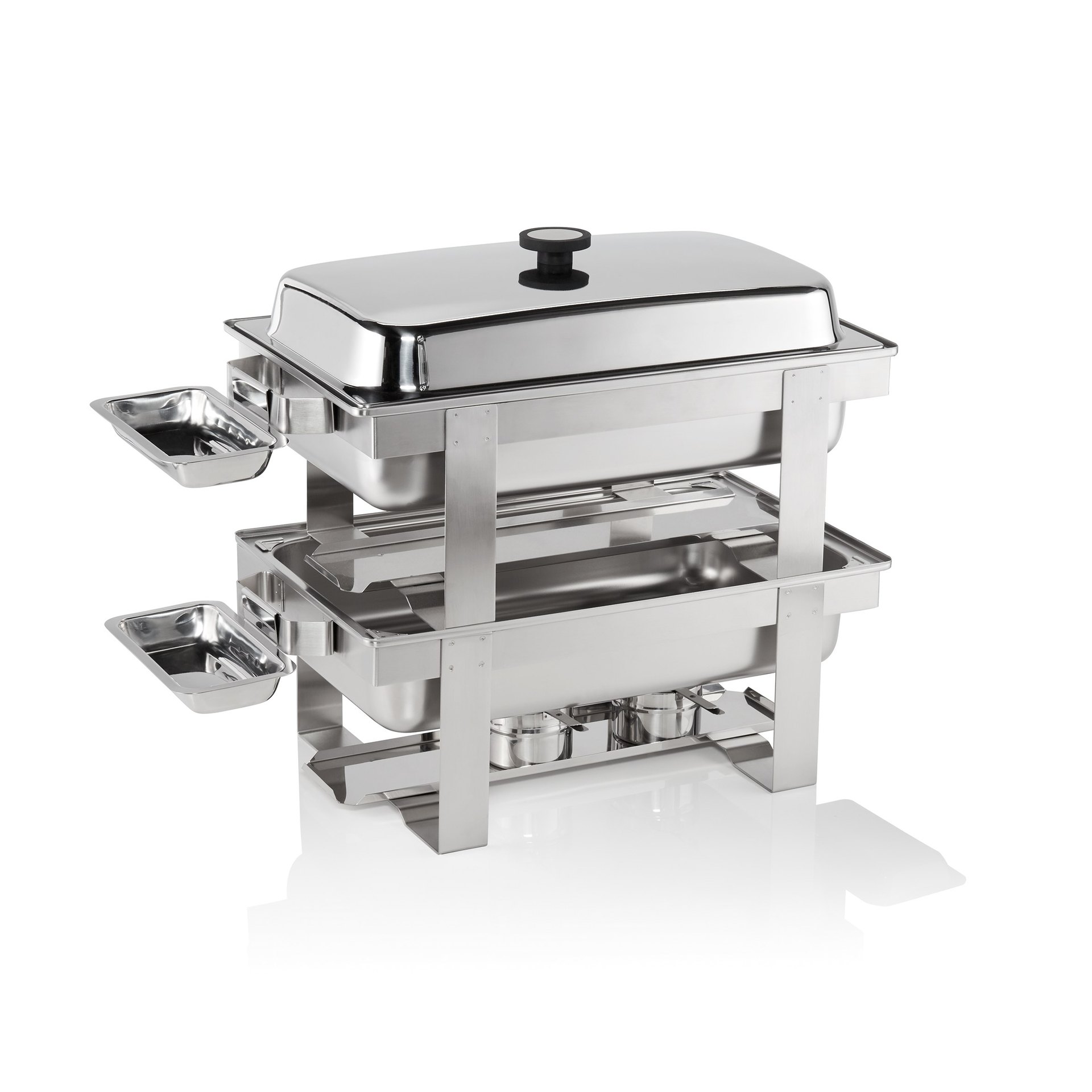 Chafing Dish GN 1/1, 62 x 35 x 22,5 cm, stapelbar, Chromnickelstahl