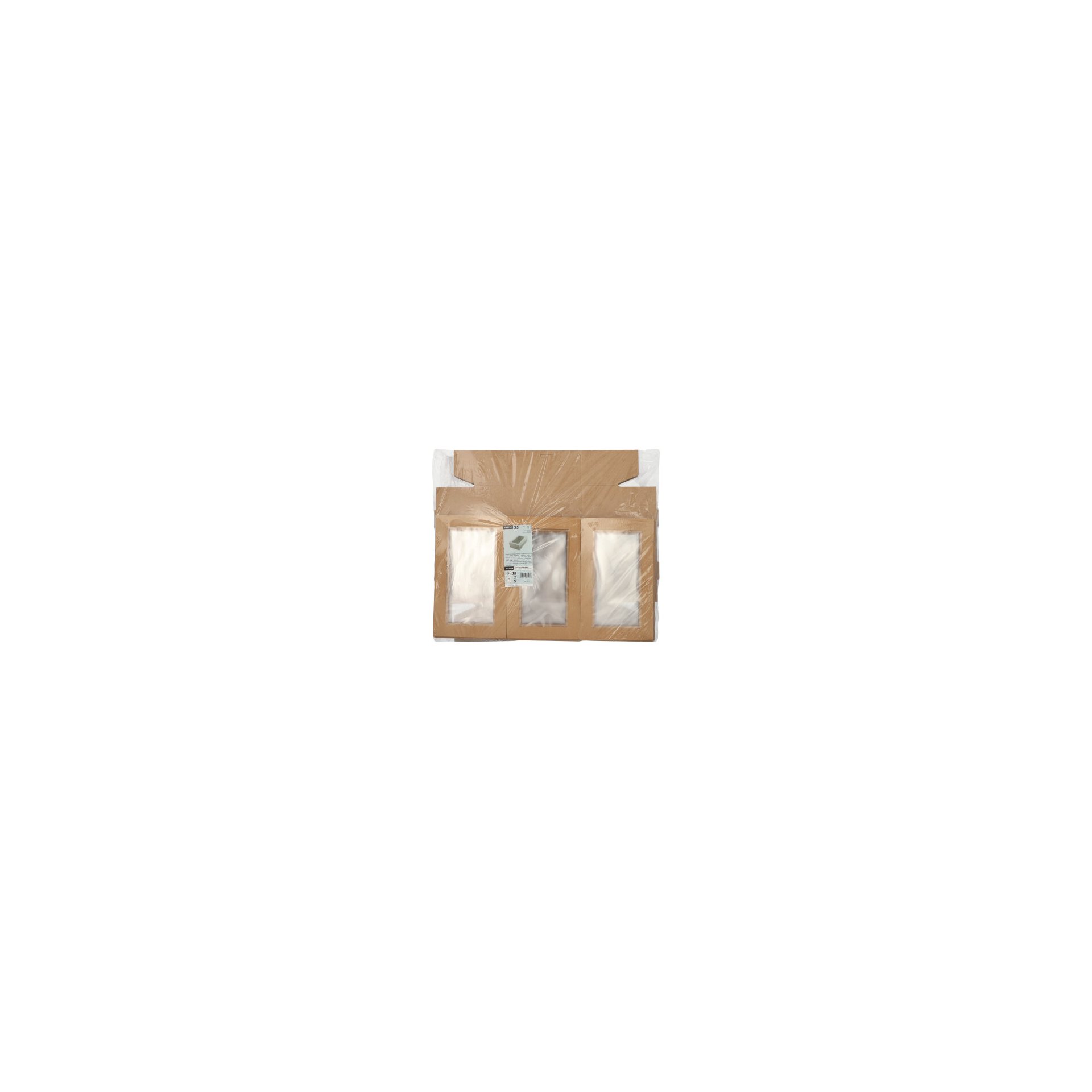 Transport- und Catering-Kartons, Pappe eckig 8 cm x 15,3 cm x 25,5 cm braun Transport- und Catering-Kartons, Pappe eckig 8 cm x 15,3 cm x 25,5 cm braun