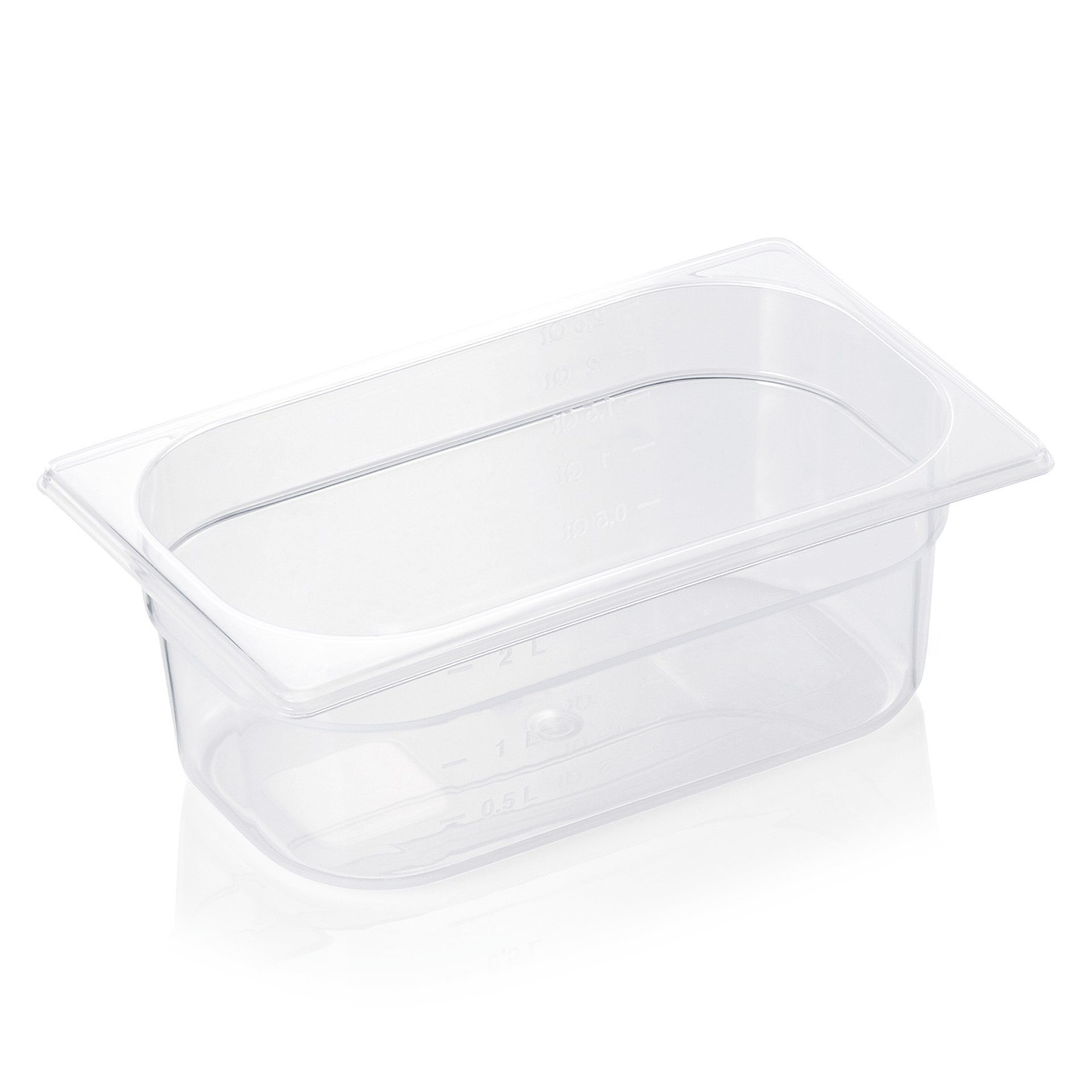 GN 1/4 Behälter 2,6 L, (H) 10 cm GN 1/4 Behälter 2,6 L, (H) 10 cm