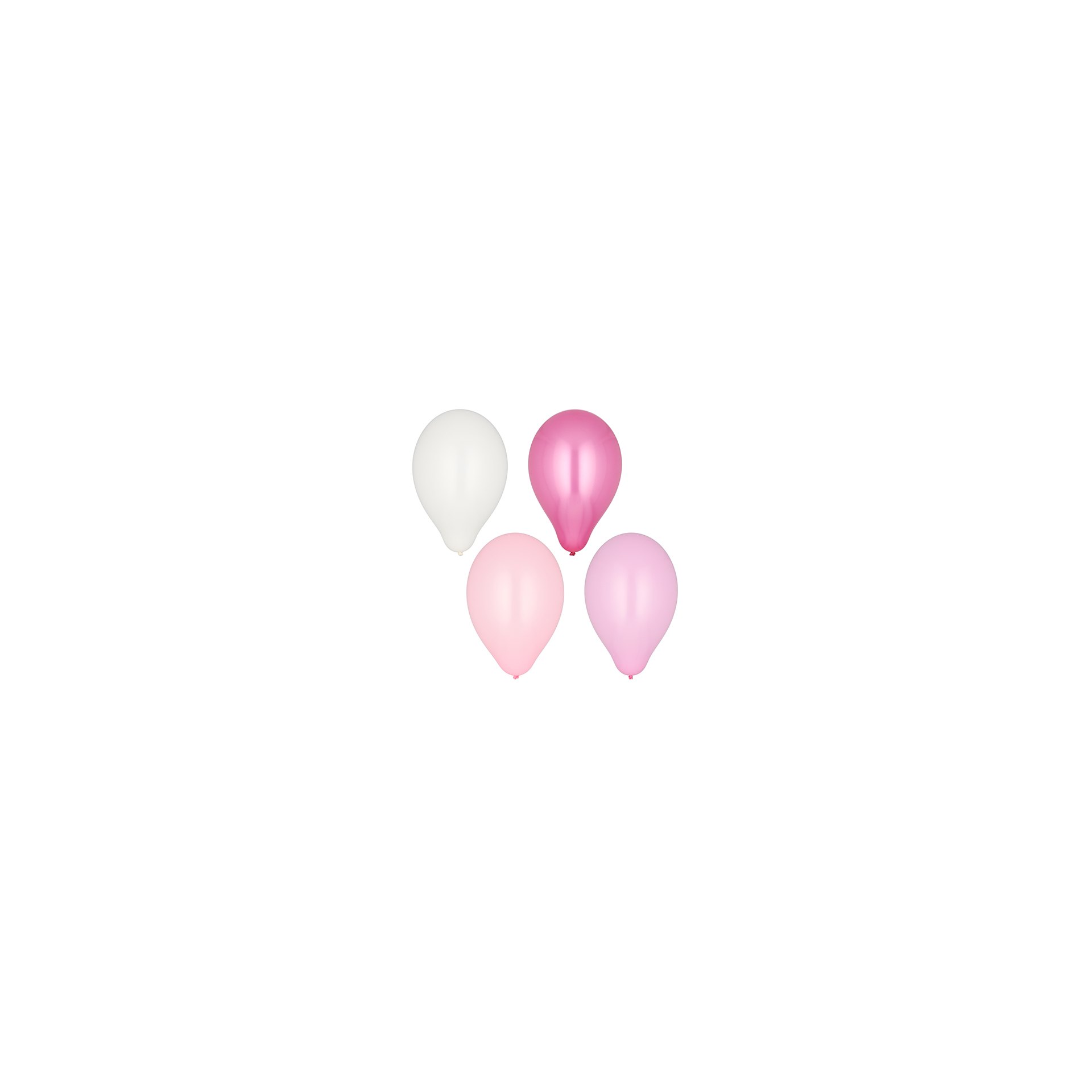 Luftballons Ø 25 cm farbig sortiert "Pink-Mix"