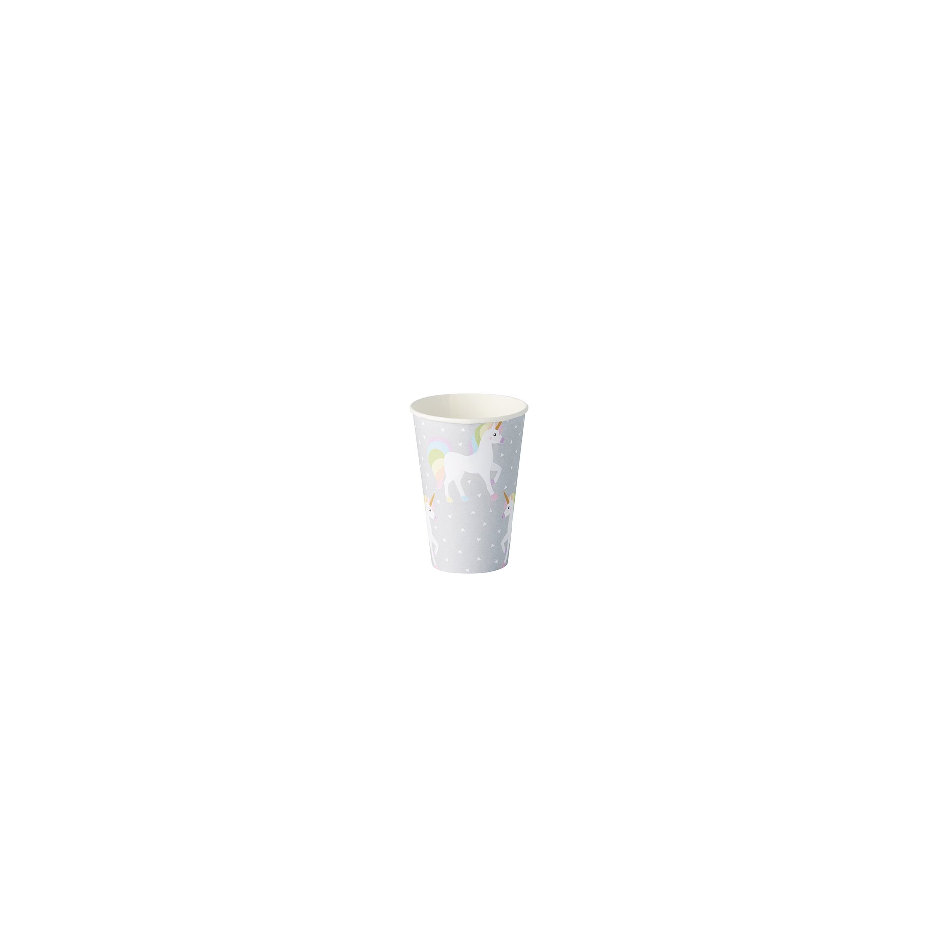 Trinkbecher, Pappe 0,2 l Ø 7 cm · 9,7 cm "Unicorn" Trinkbecher, Pappe 0,2 l Ø 7 cm · 9,7 cm "Unicorn"